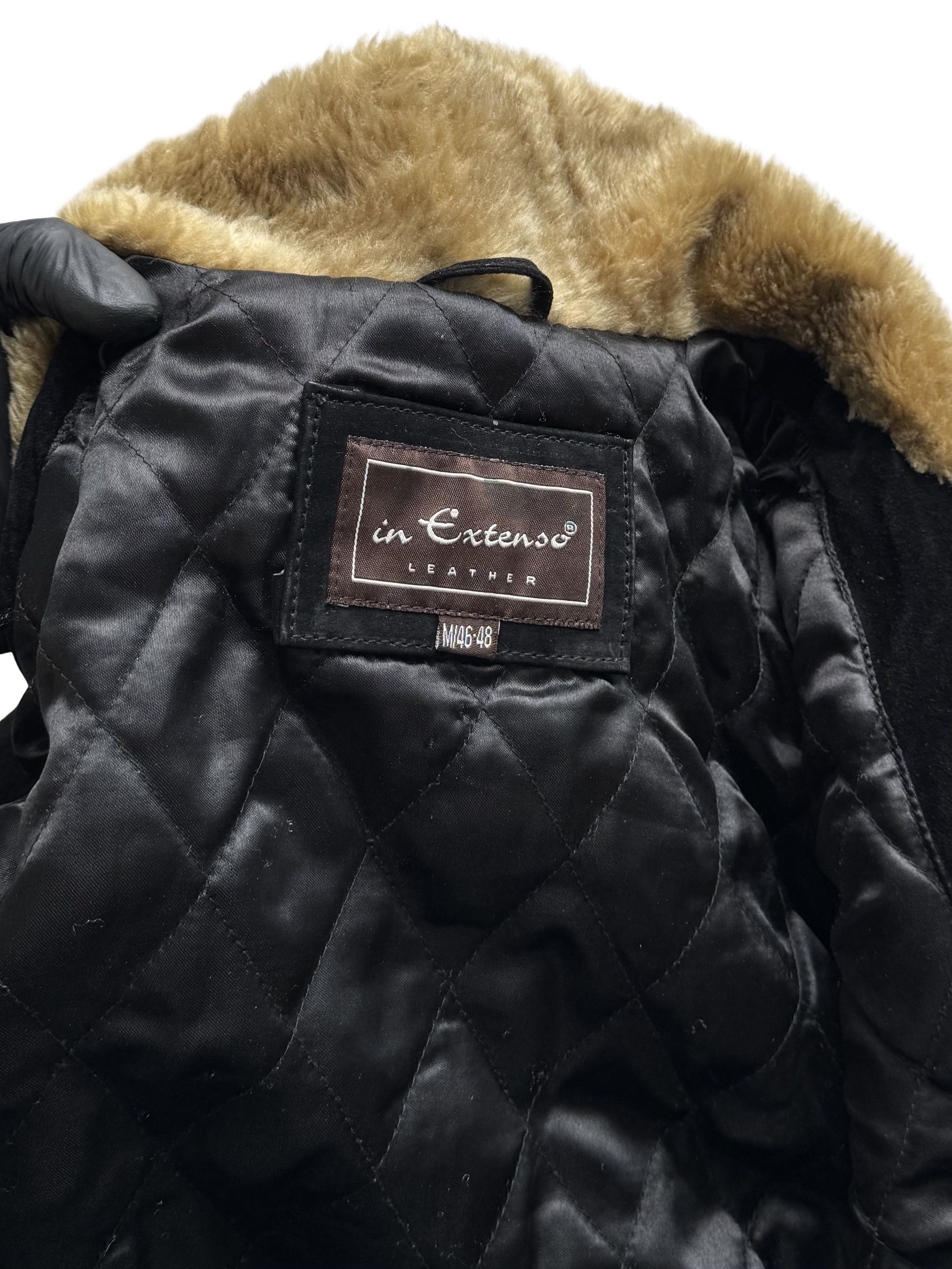 Vintage Vintage Zippered Leather Jacket Size M / US 6-8 / IT 42-44 - 5 Thumbnail