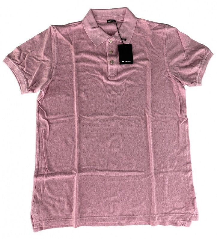 Kiton Kiton 🇮🇹 Dusty Rose 3-Button Cotton Resort Polo Shirt XXL NWT Size US XXL / EU 58 / 5 - 1 Thumbnail