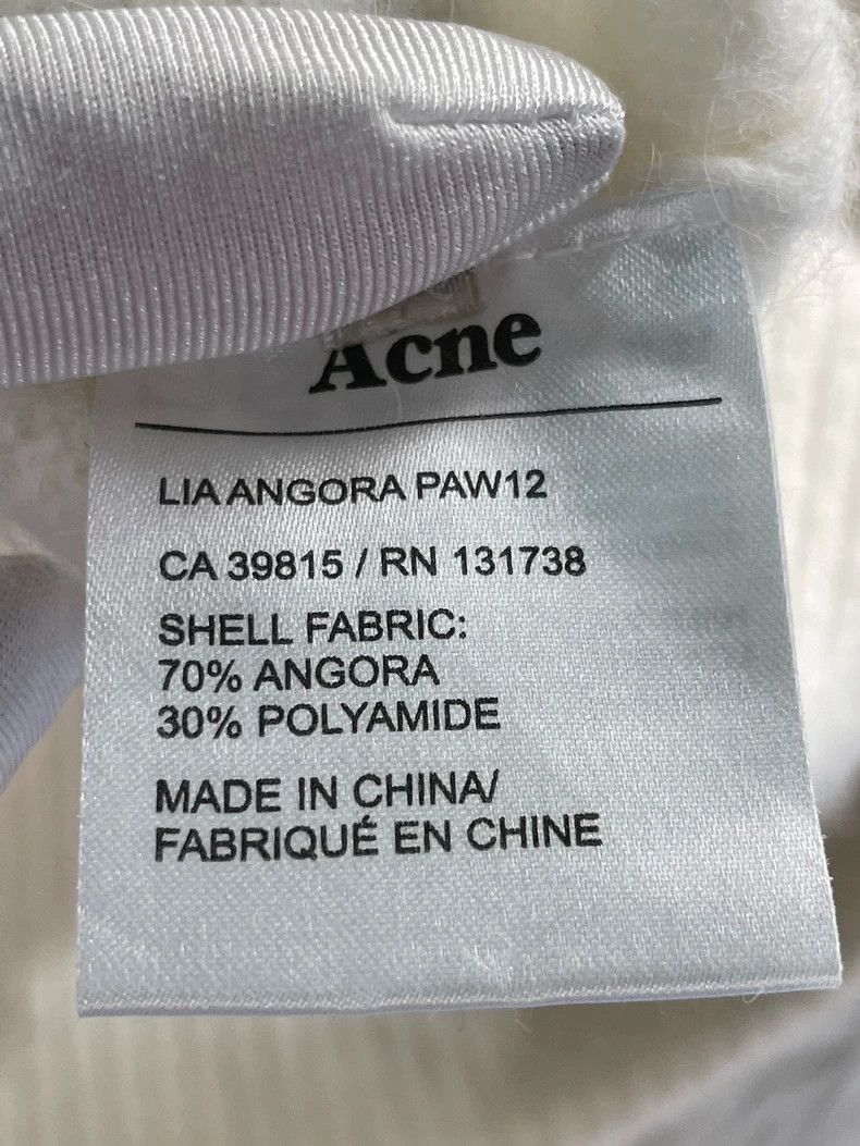 Acne Studios Acne Studios A white Angolan rabbit fur sweater Size S / US 4 / IT 40 - 5 Thumbnail
