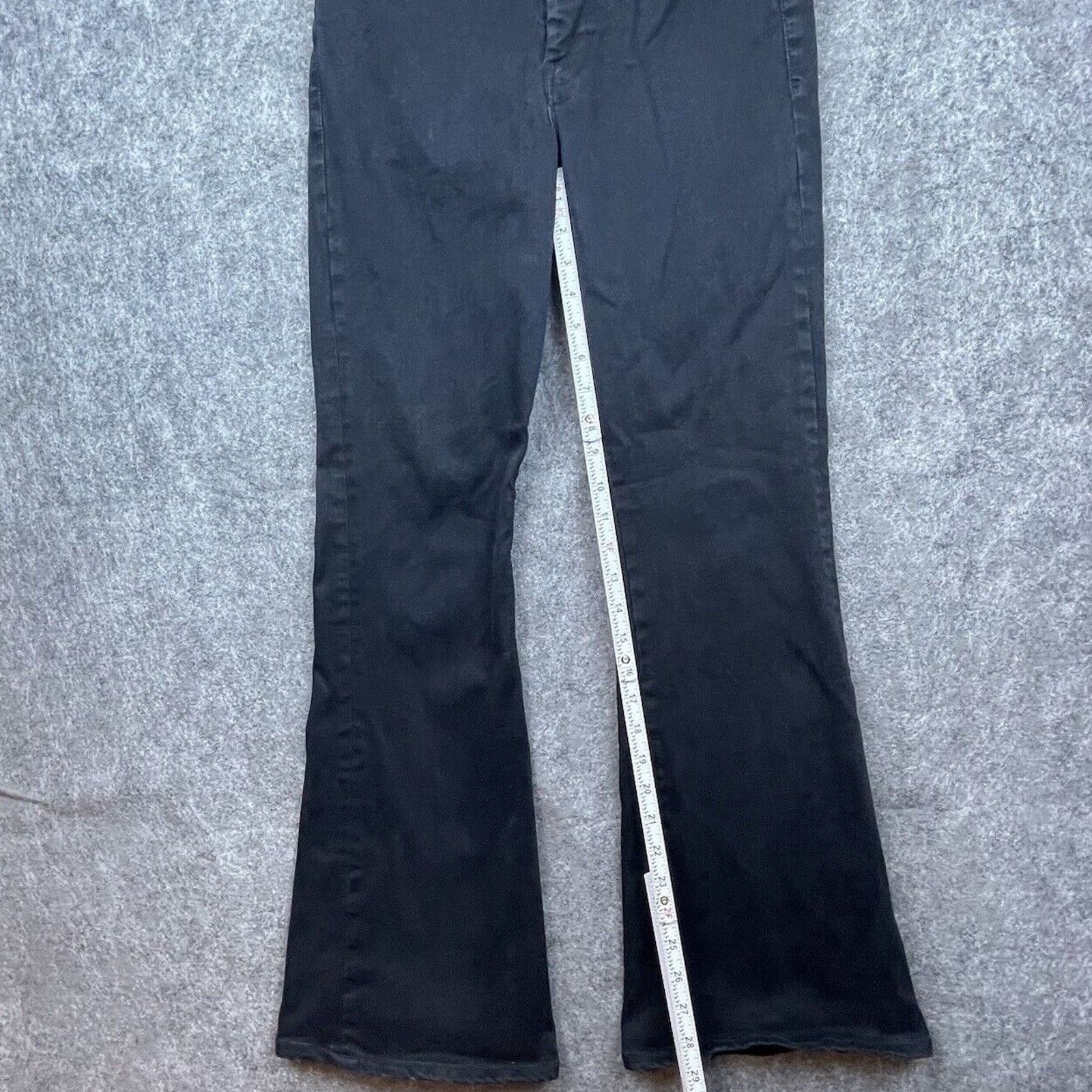 Frame Frame Denim Jeans Womens 2 Black Le One Flare Boho Hippie Size 26" / US 2 / IT 38 - 5 Thumbnail