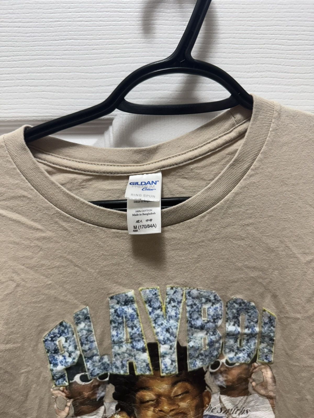 Playboi Carti Gildan Playboi Carti Custom 2016 Grills Style Shirt Size US M / EU 48-50 / 2 - 3 Thumbnail