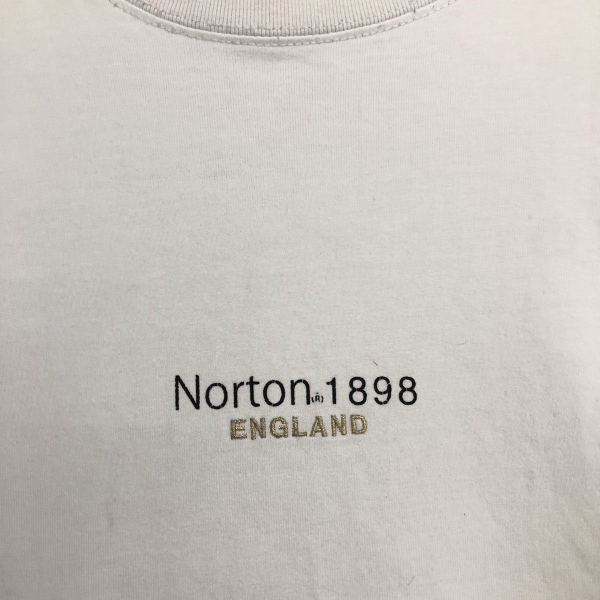 Norton Norton England Spellout Centre Long Sleeve Shirt Size US XL / EU 56 / 4 - 4 Thumbnail