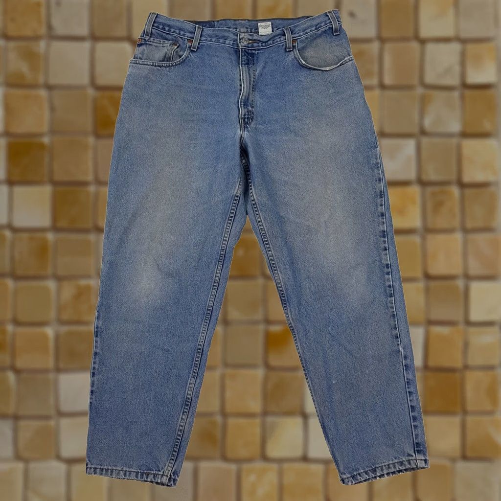 Levi's VINTAGE Levi's 560 Jeans Mens 36x30 Denim Blue Loose Fit Tapered 90s Grunge Rock Skater Pants Size US 36 / EU 52 - 1 Thumbnail