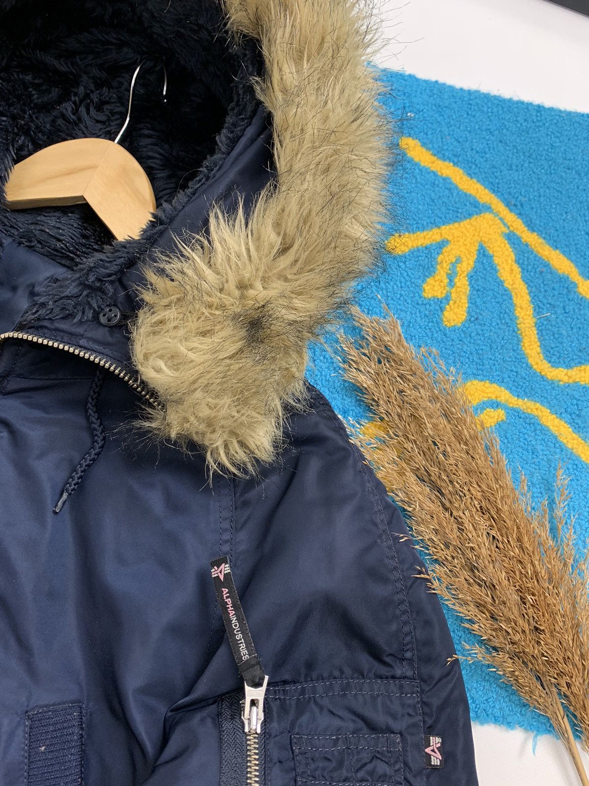 Alpha Industries × Vintage Vintage Alpha Industries Wmn’s Parka Jacket Size XL / US 12-14 / IT 48-50 - 3 Thumbnail