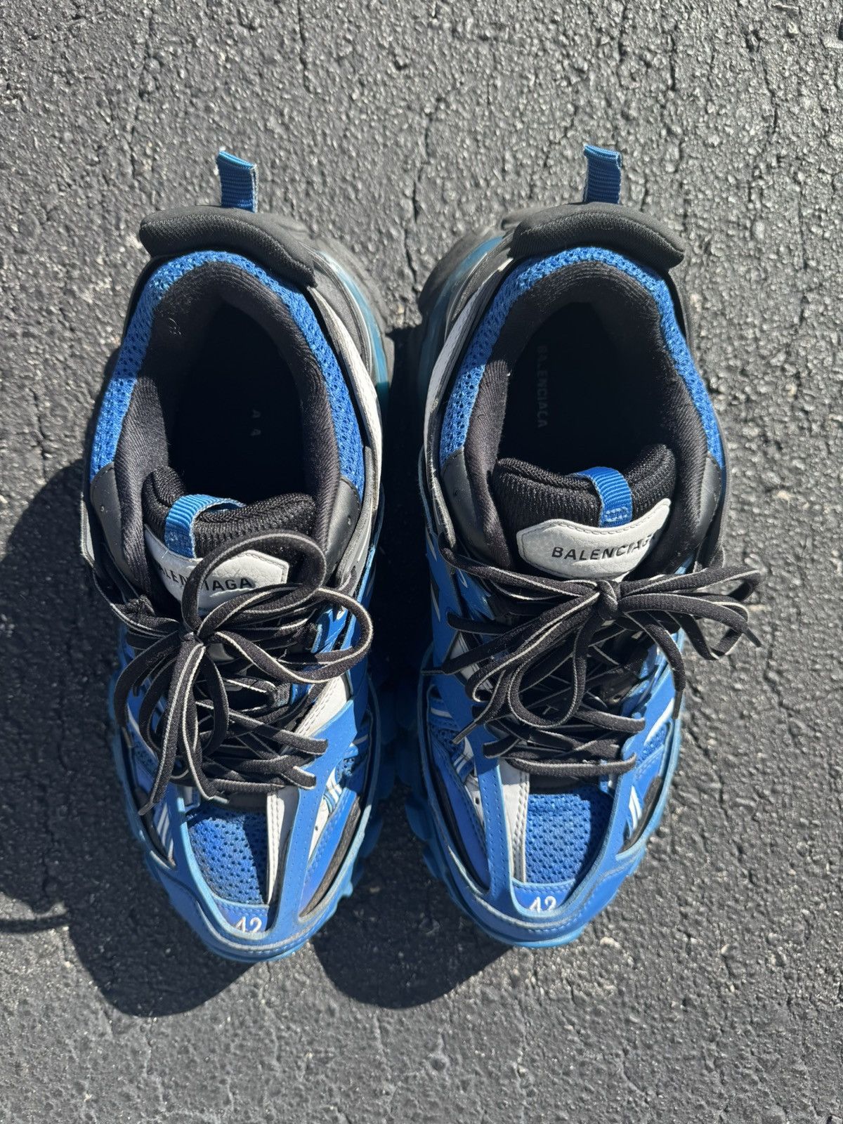 Balenciaga Balenciaga track blue black Size US 9 / EU 42 - 2 Thumbnail