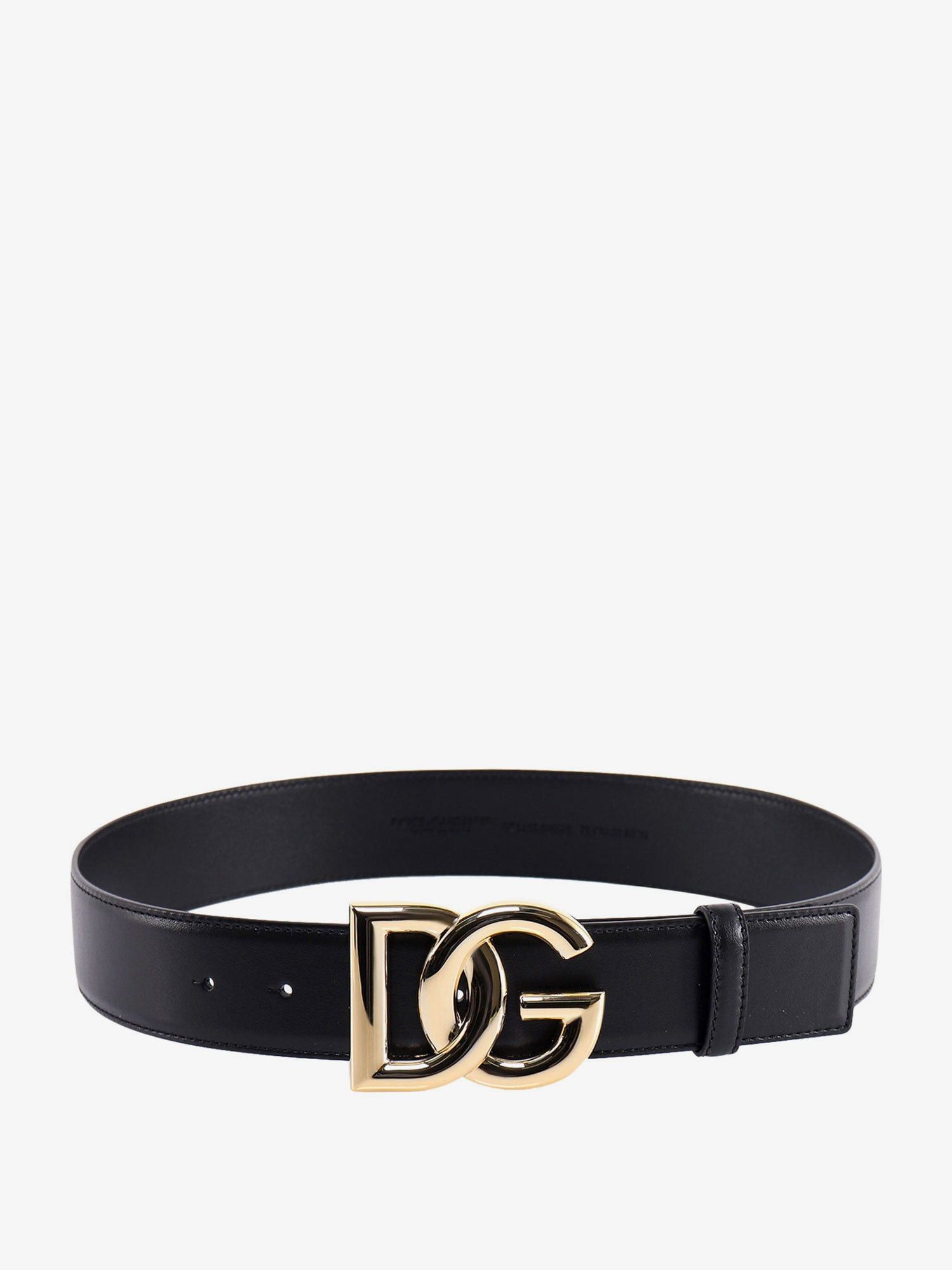 Dolce & Gabbana Black Canvas Embellished Waist Women Belt