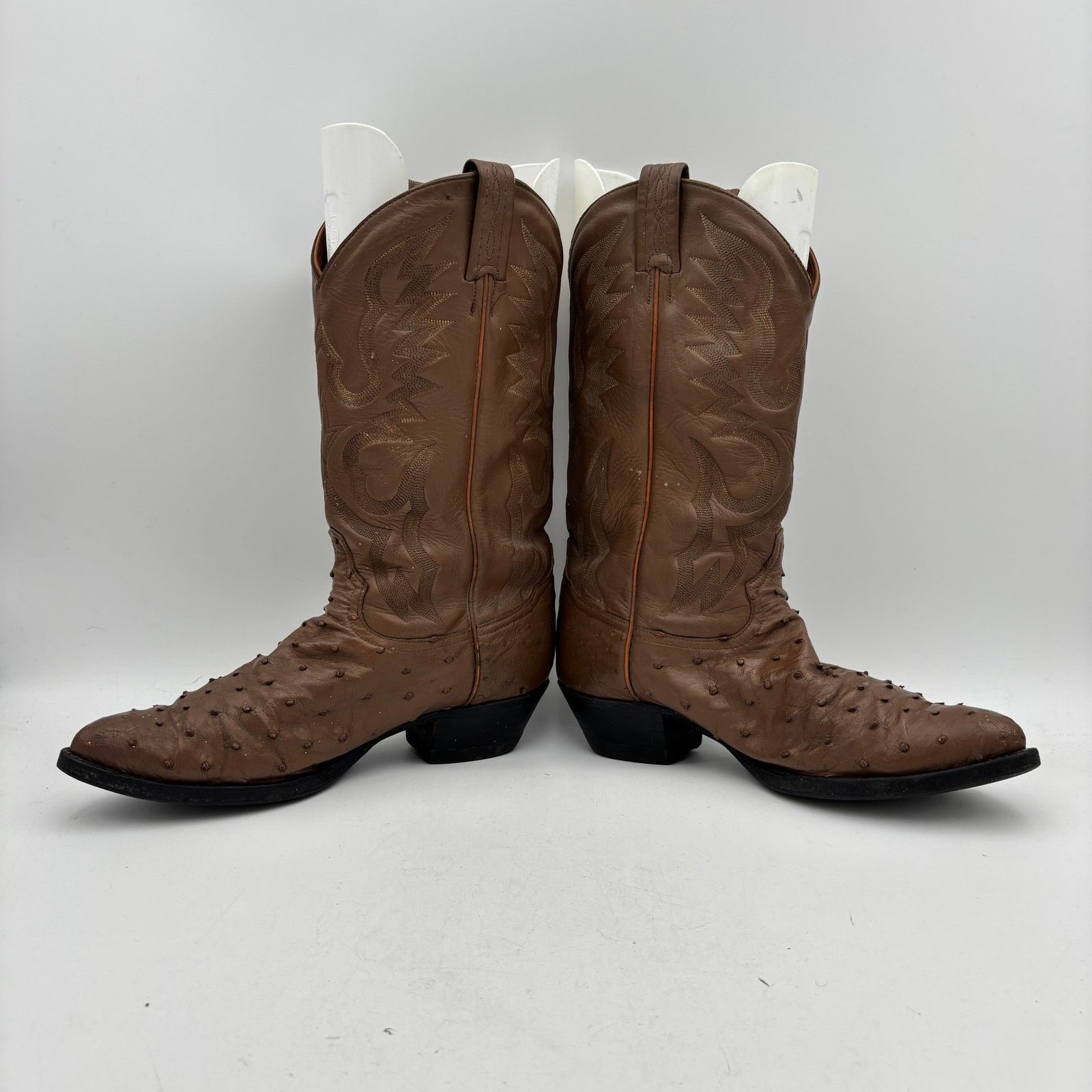 Tony Lama Tony Lama 8241 Full Quill Ostrich Leather Boots Men's 9.5 EE Size US 9.5 / EU 42-43 - 6 Thumbnail