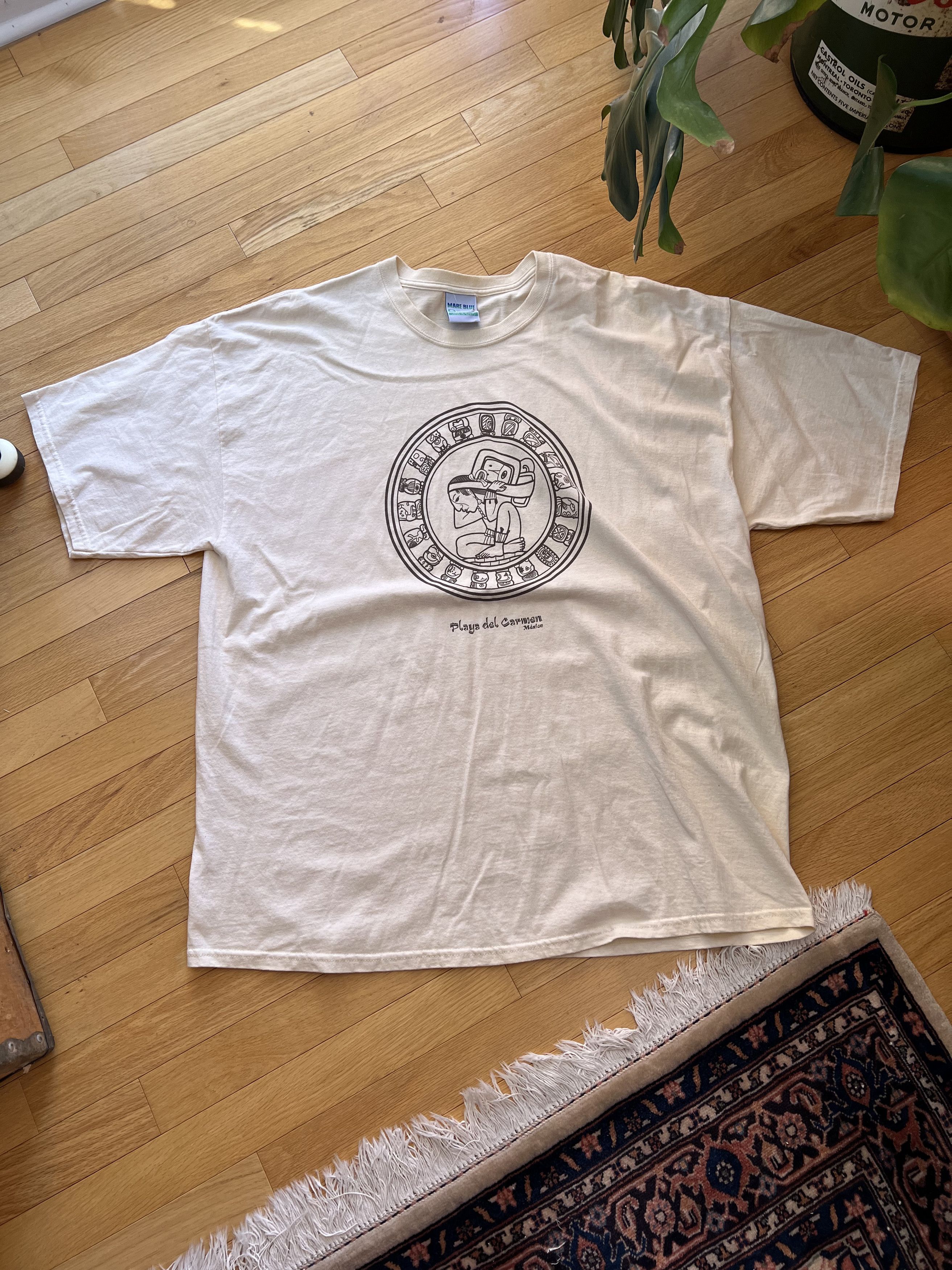 Vintage Playa del Carmen Graphic Tee Size US XXL / EU 58 / 5 - 1 Thumbnail