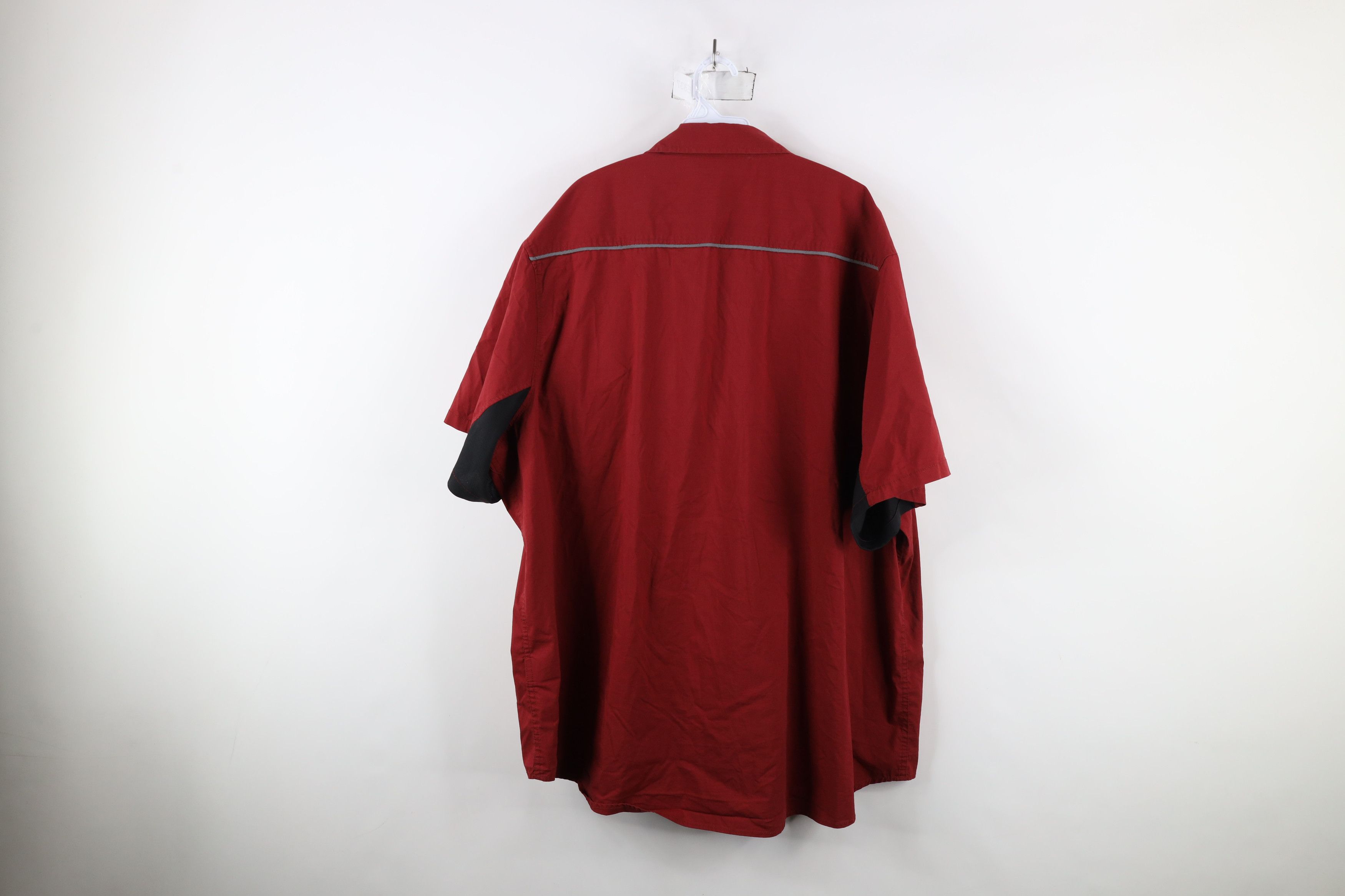 Harley Davidson × Vintage Vintage Harley Davidson Reflective Mechanic Button Shirt Red Size US XXL / EU 58 / 5 - 12 Thumbnail