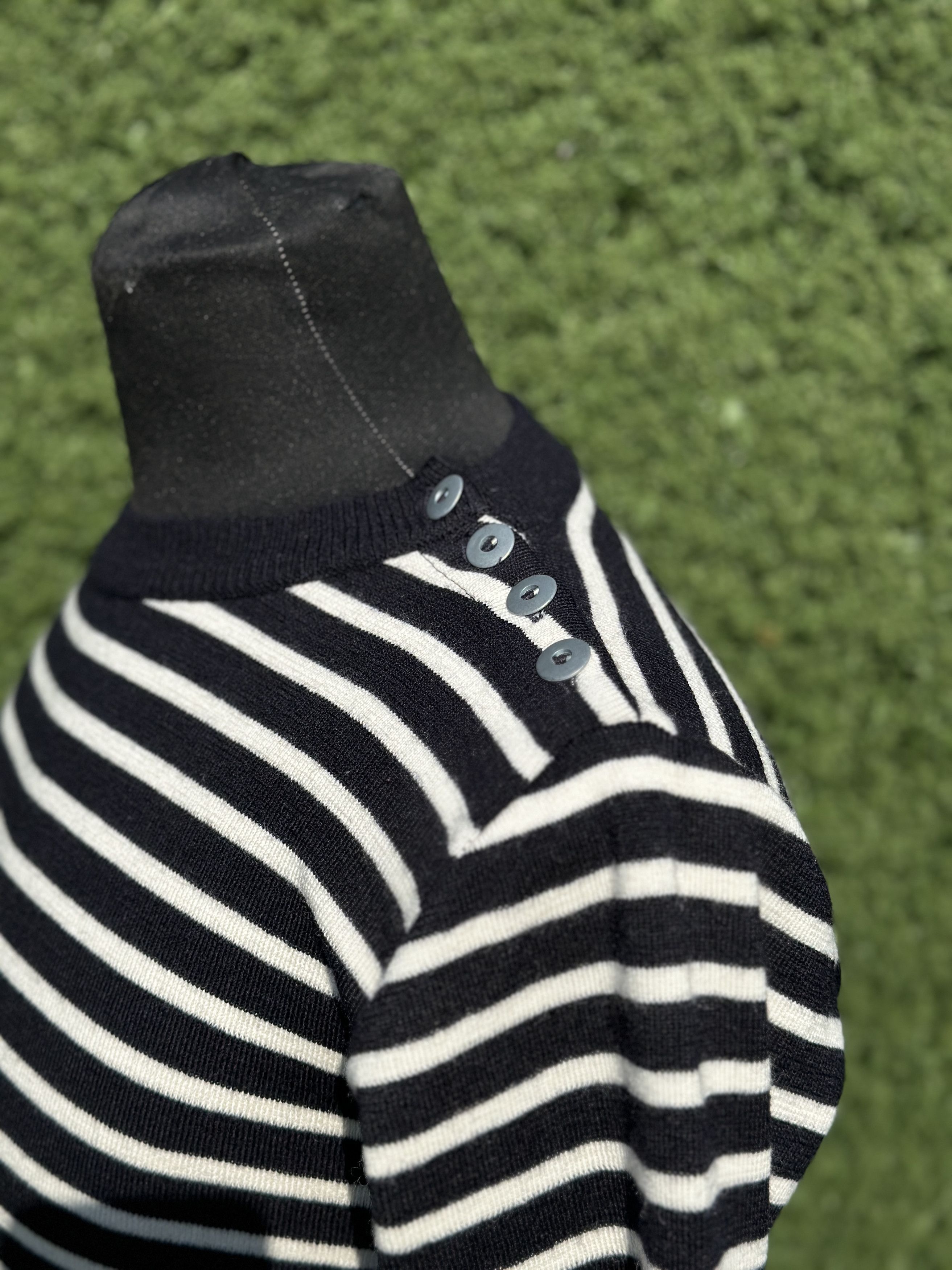 S.N.S. Herning SNS Herning 100% Virgin Wool Breton Stripe Sweater Size S Size US S / EU 44-46 / 1 - 4 Thumbnail