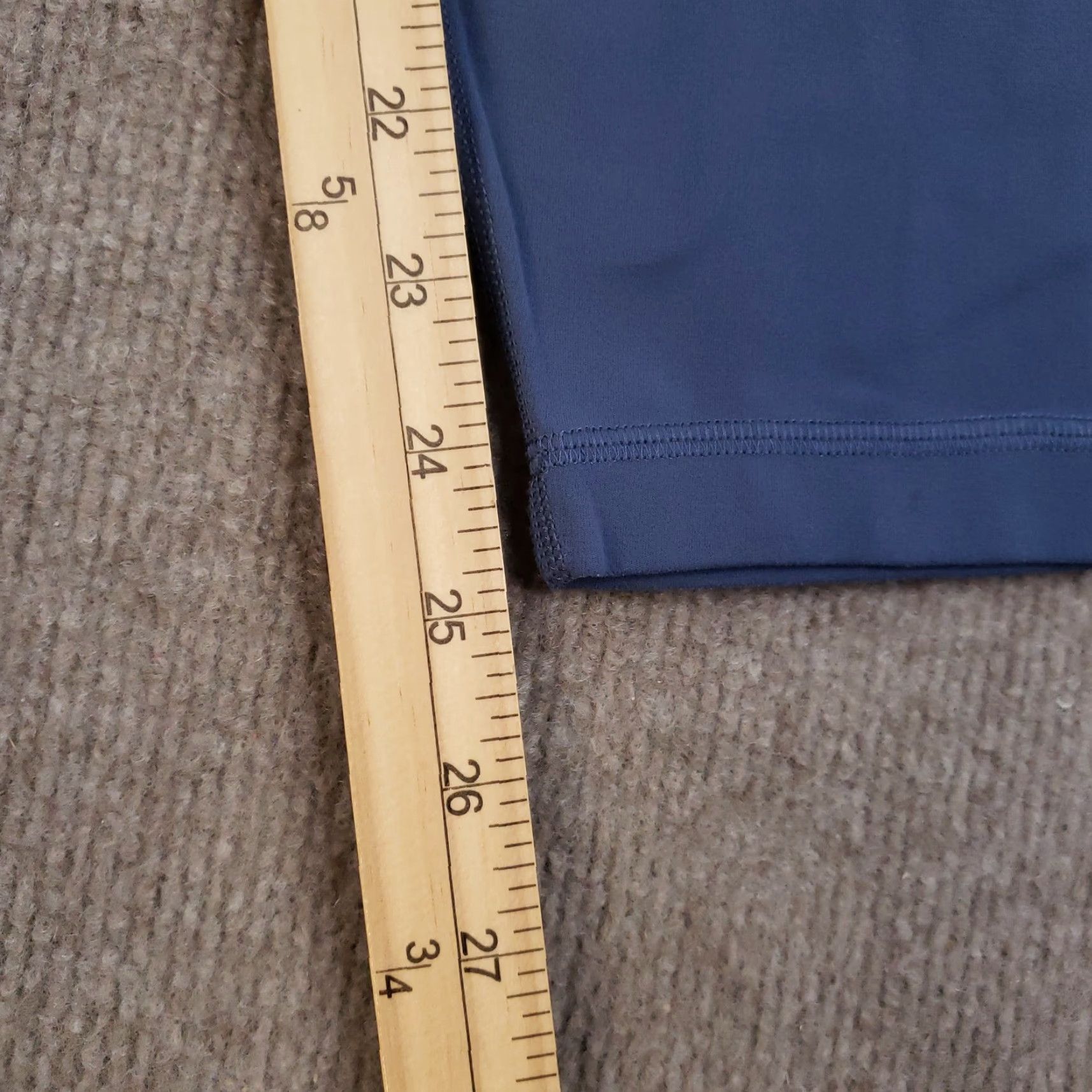 Lululemon Lululemon Leggings Womens 4 Blue High Rise Yoga Athletic Gym Soft Nylon Spandex Breathable Lightweight Elastic Waist Stretch Athleisure Size 27" / US 4 / IT 40 - 3 Thumbnail