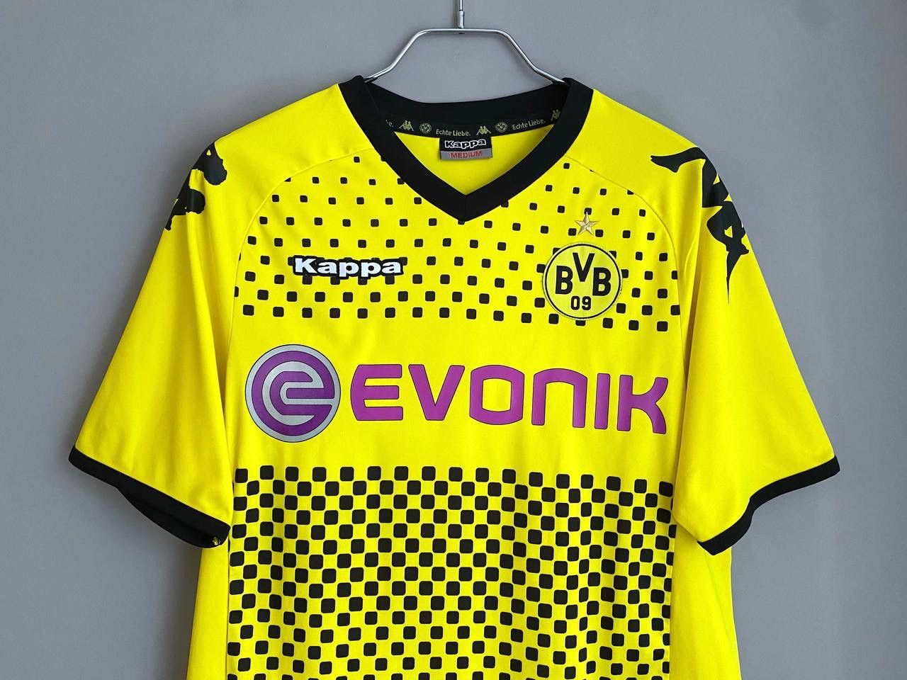 Kappa Borussia Dortmund 2011/12 Home Football Soccer Jersey Size M Size US M / EU 48-50 / 2 - 3 Thumbnail