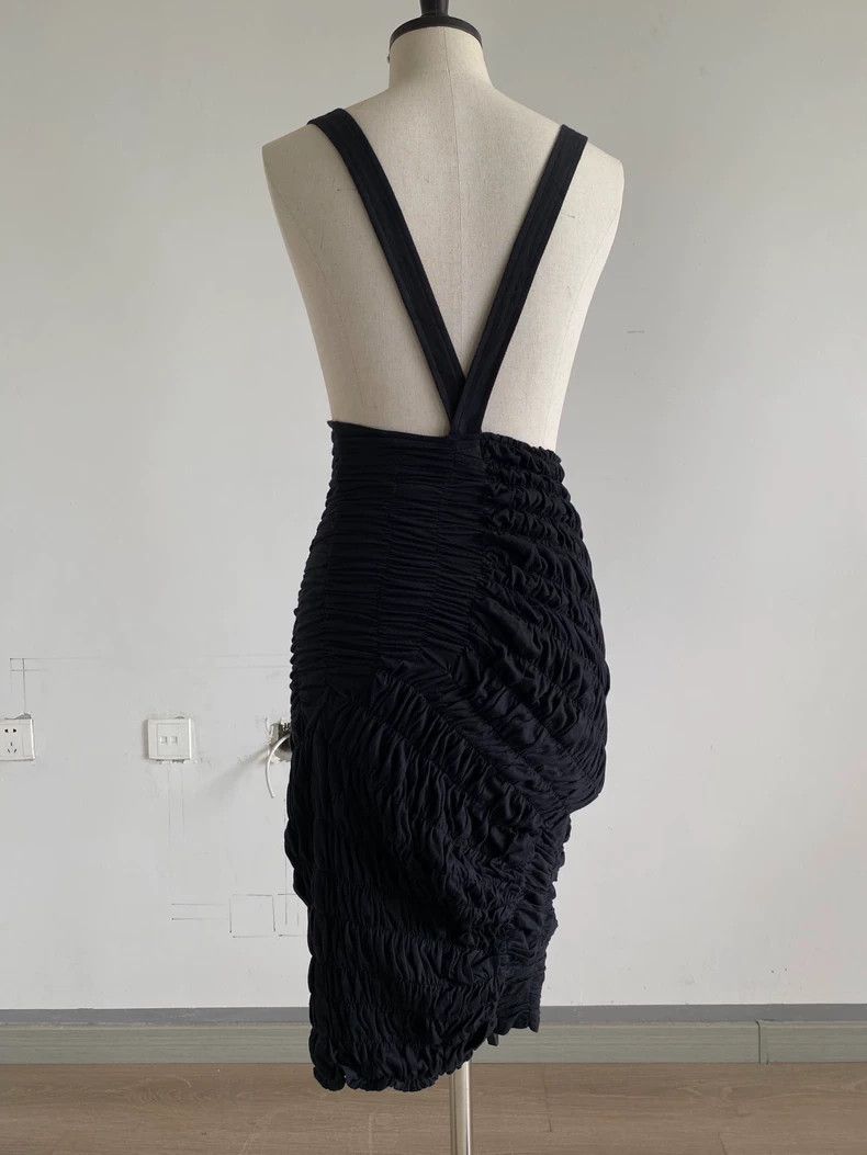 Comme des Garcons Comme Des Garcons Super-heavy stretch-pleated asymmetric d Size S / US 4 / IT 40 - 2 Thumbnail
