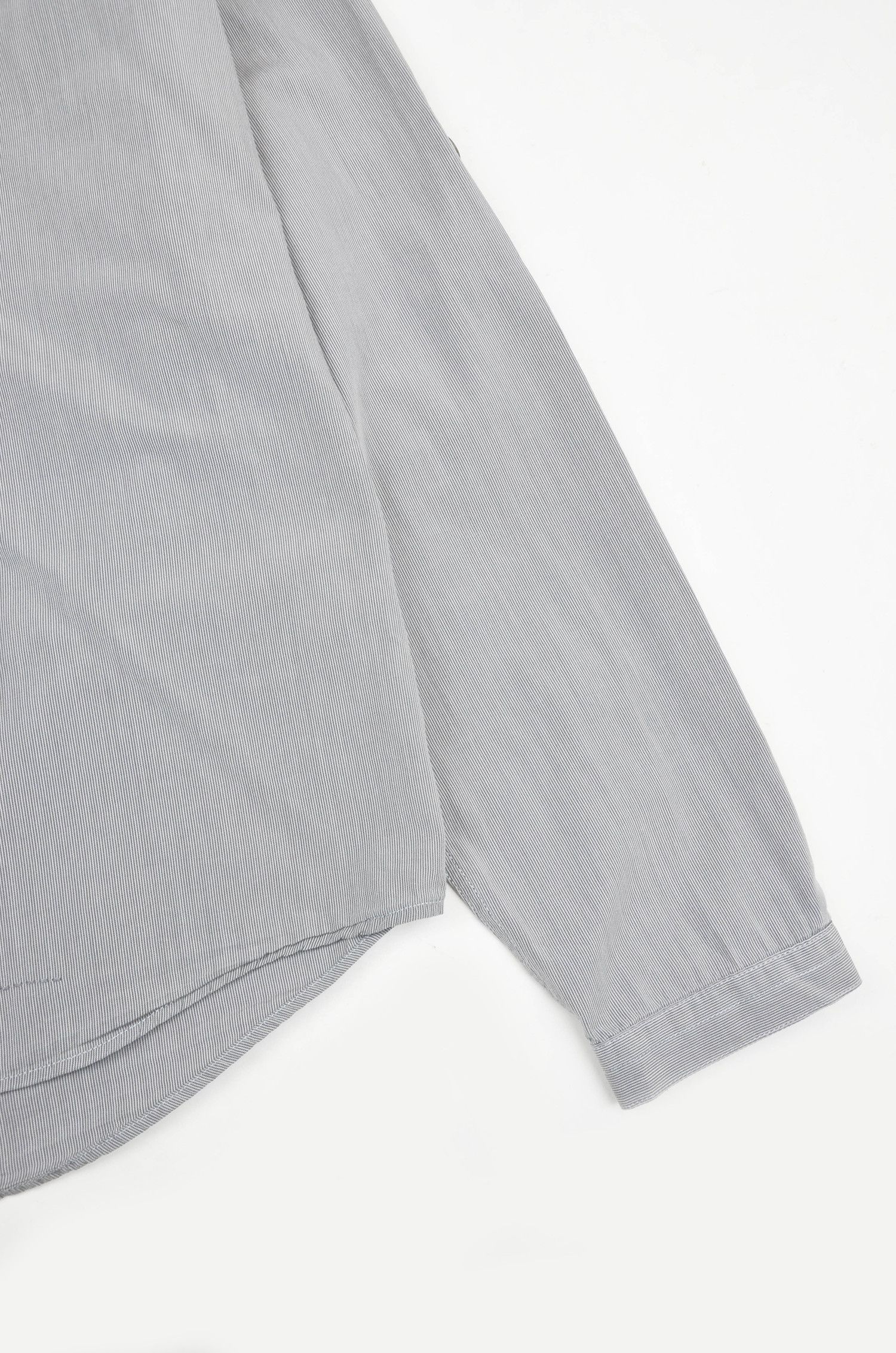 Nudie Jeans Nudie Jeans Grey Fine Stripe Cotton Shirt - Size L Size US L / EU 52-54 / 3 - 4 Thumbnail