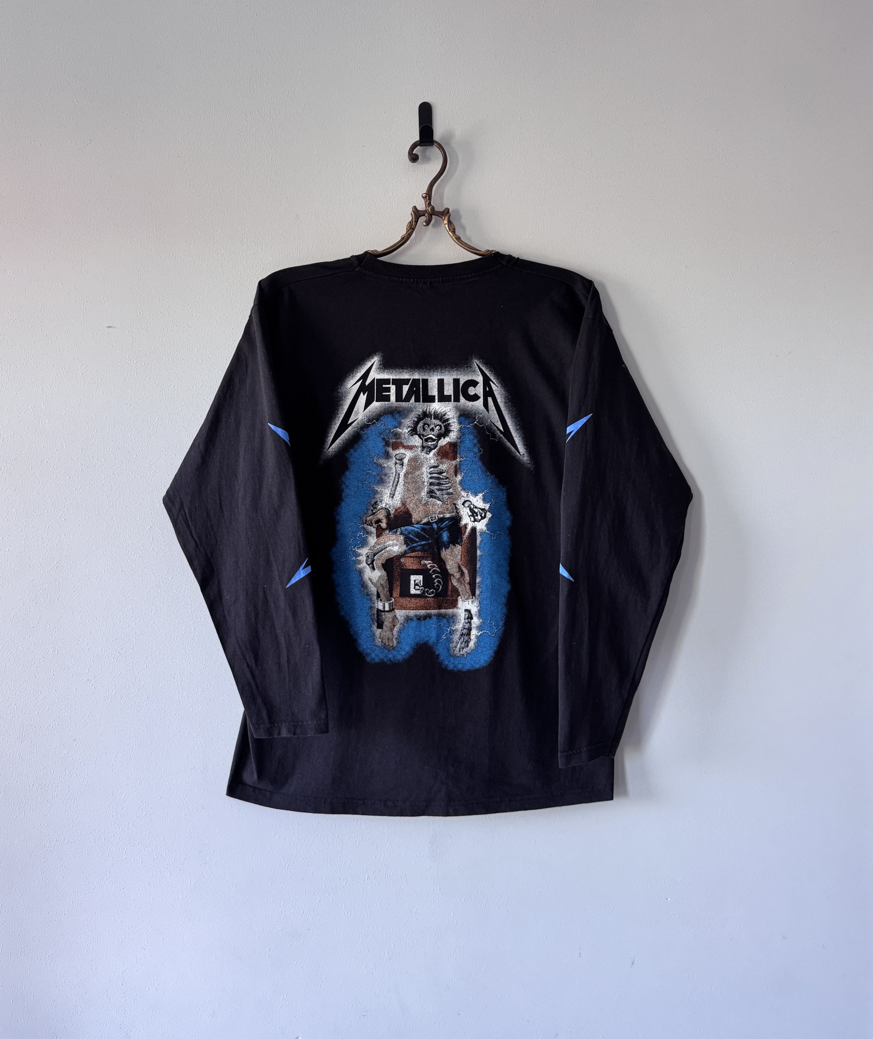 Metallica Vintage Metallica Long Sleeve Rock Band Tee Black Merch Size US L / EU 52-54 / 3 - 7 Thumbnail