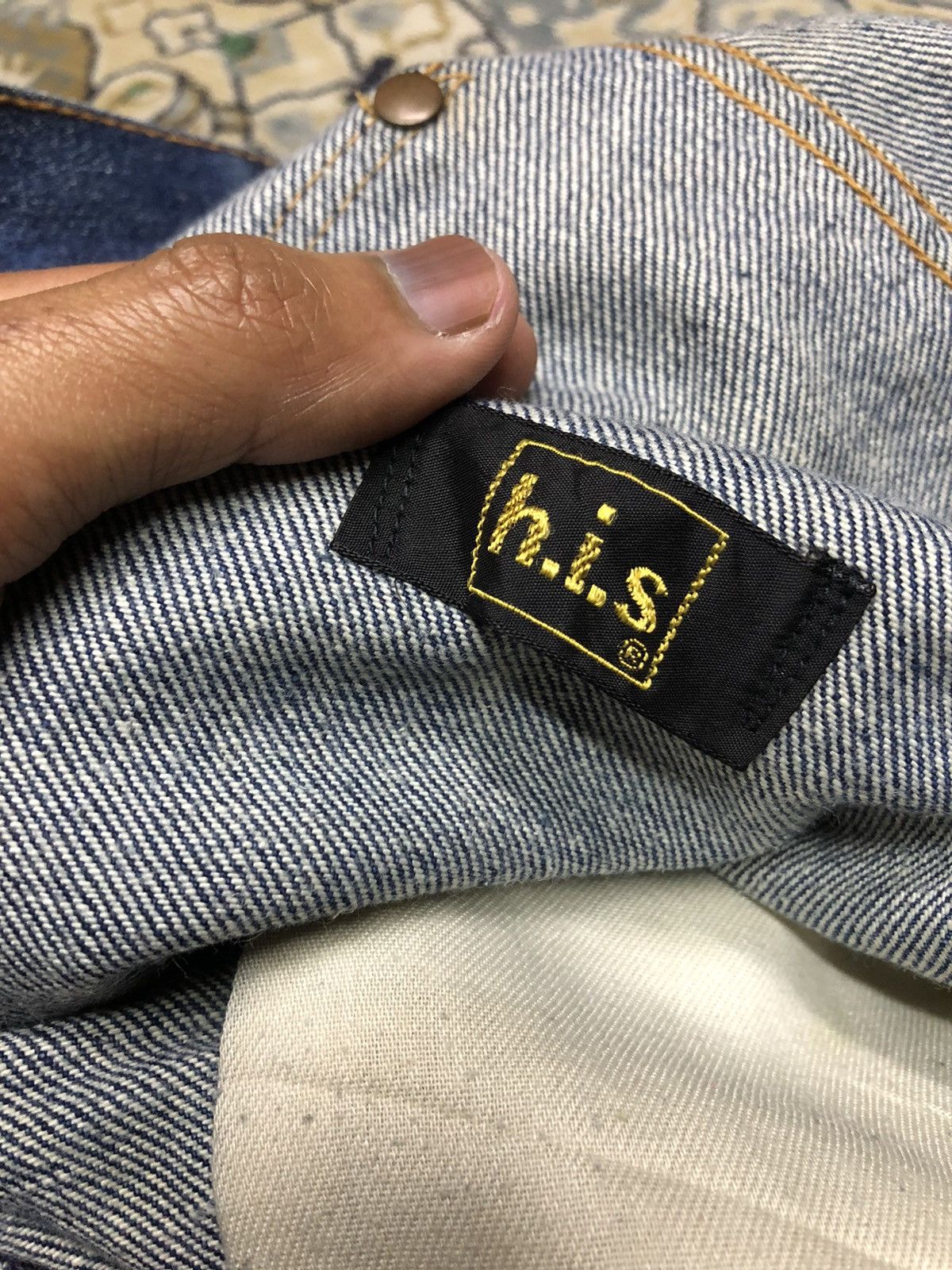 Vintage FLARED‼️‼️VINTAGE H.I.S DENIM Size US 32 / EU 48 - 3 Thumbnail