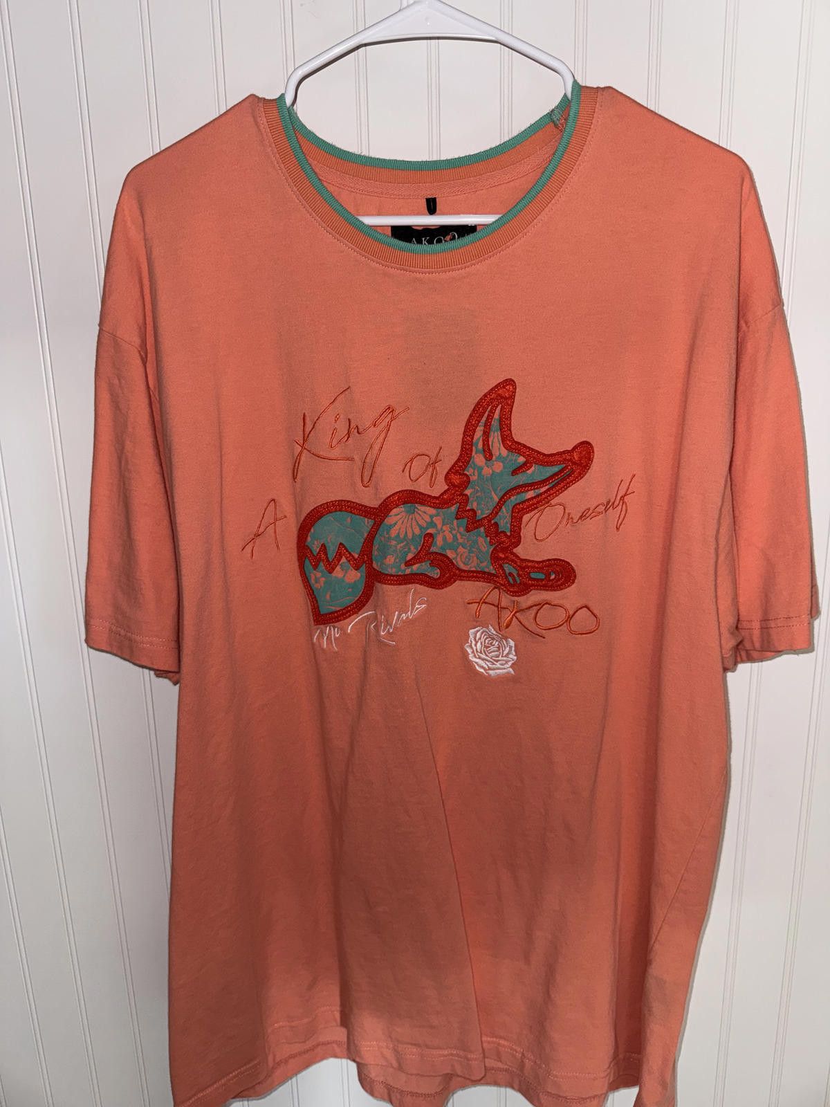 AKOO AKOO Orange Graphic T-Shirt Size 2XL Size US XXL / EU 58 / 5 - 1 Thumbnail