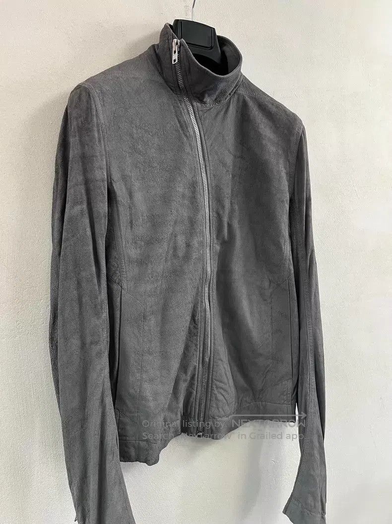 Rick Owens RICK OWENS Burnt Effect Cracked Leather Jacket Size US M / EU 48-50 / 2 - 4 Thumbnail