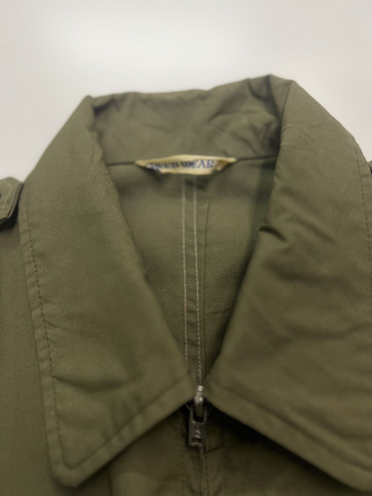 Vintage VINTAGE US ARMY ZIPPER JACKET Size US L / EU 52-54 / 3 - 7 Thumbnail