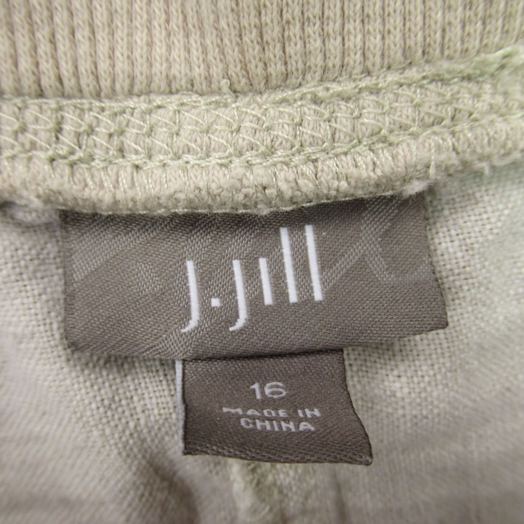 J. Jill J Jill Skirt Womens 16 Midi Beige Casual Lightweight Outdoors Flare Pockets Regular Size 38" / US 16 / IT 52 - 3 Thumbnail