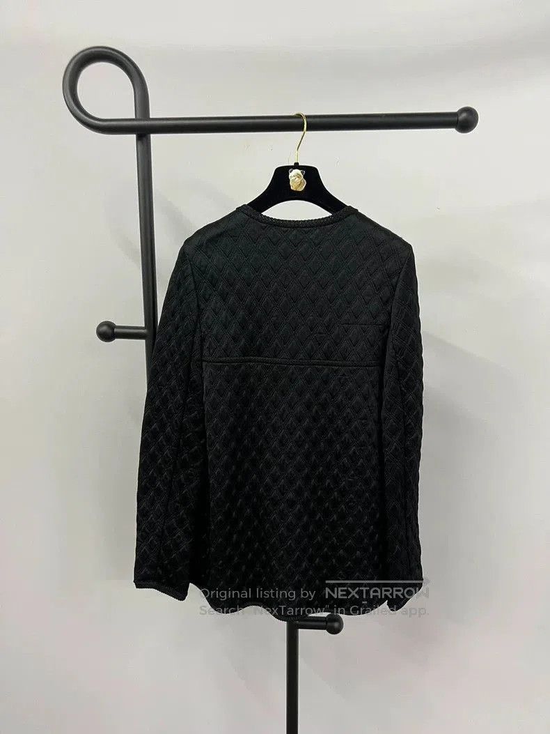 Chanel Chanel Metiers d'Art Black Quilted Coat. Size US M / EU 48-50 / 2 - 2 Thumbnail