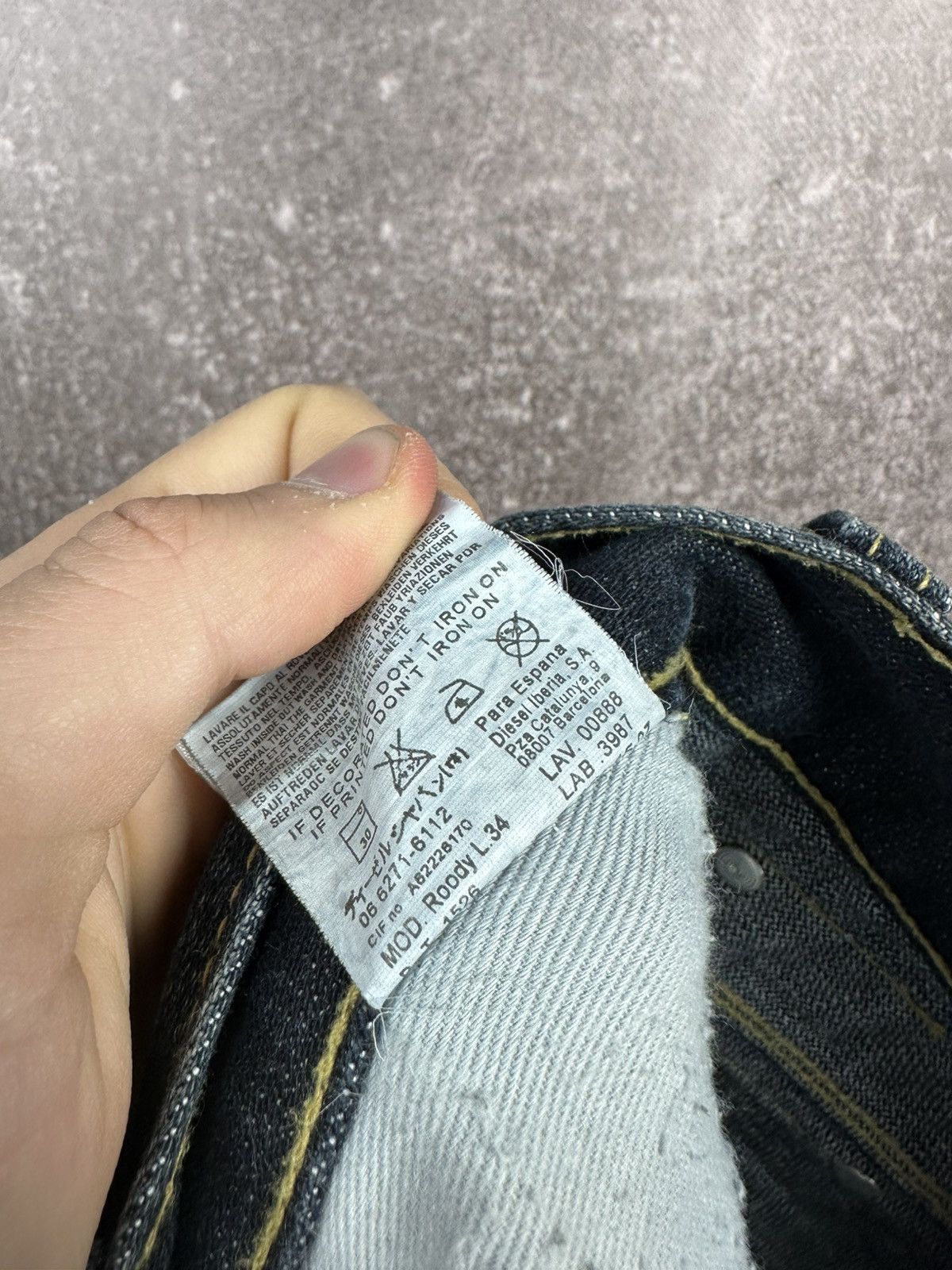 Diesel Diesel Vintage Jeans Faded Japanese Mud Washed Y2K Size US 32 / EU 48 - 8 Thumbnail