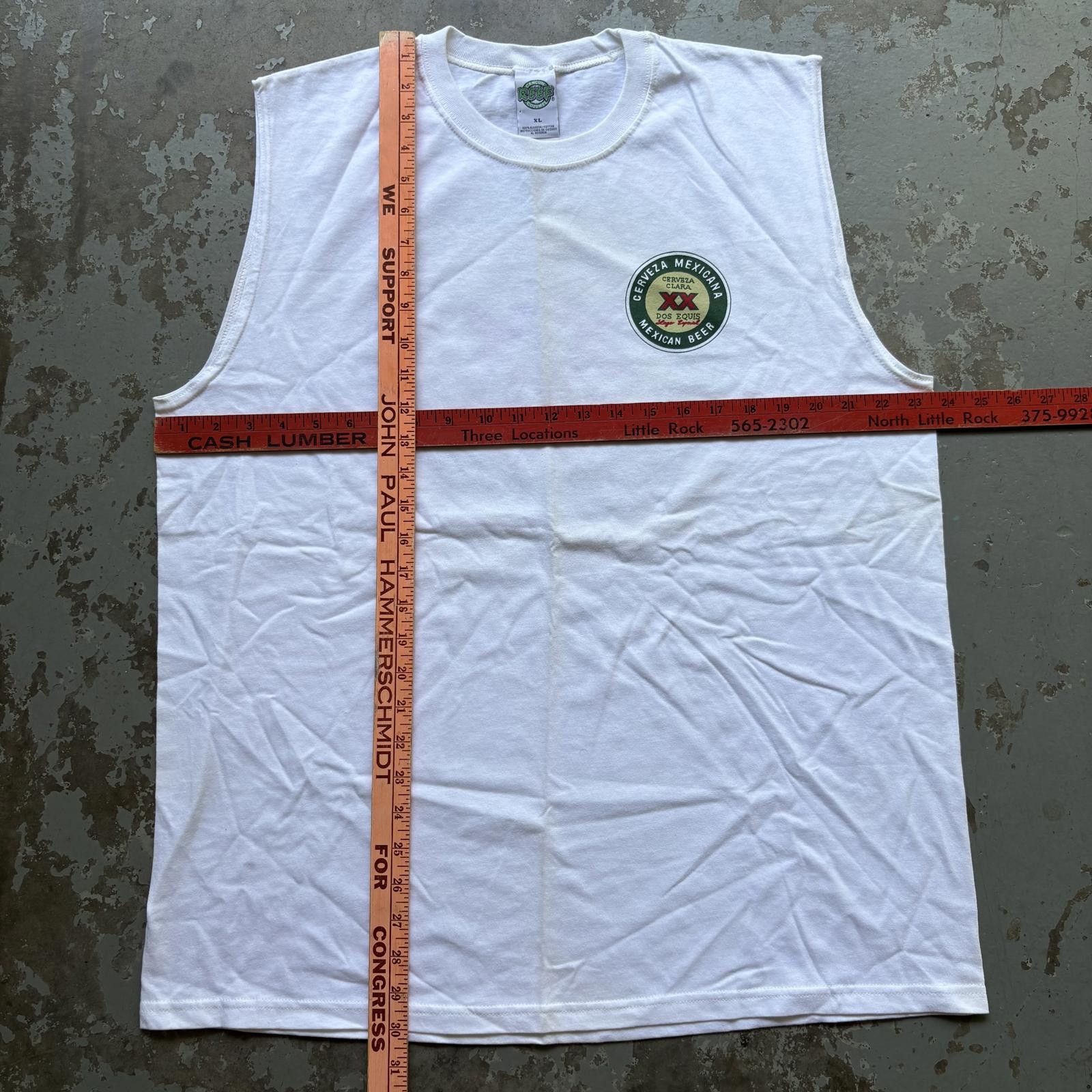 Vintage Vintage 90s Dos Equis Lager Especial Mexican Beer Tank Top Size US XL / EU 56 / 4 - 5 Thumbnail