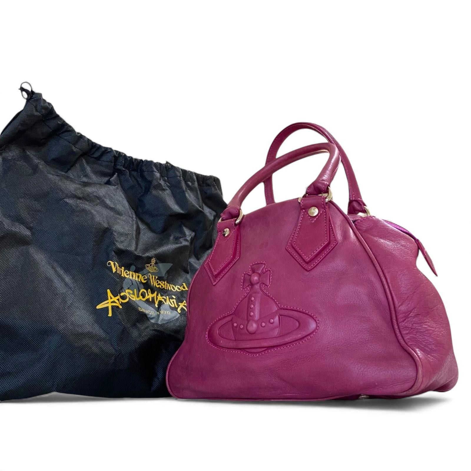 Vivienne Westwood Vivienne Westwood - Purple Leather Satchel Bag Size ONE SIZE - 5 Thumbnail