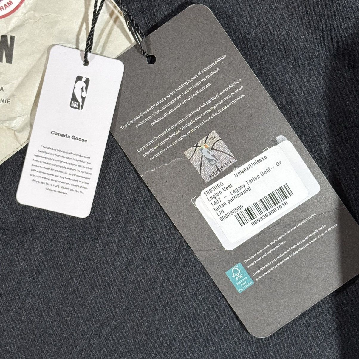 Canada Goose Canada Goose x NBA Collection with UNION Legion Fleece Vest Size US L / EU 52-54 / 3 - 9 Thumbnail
