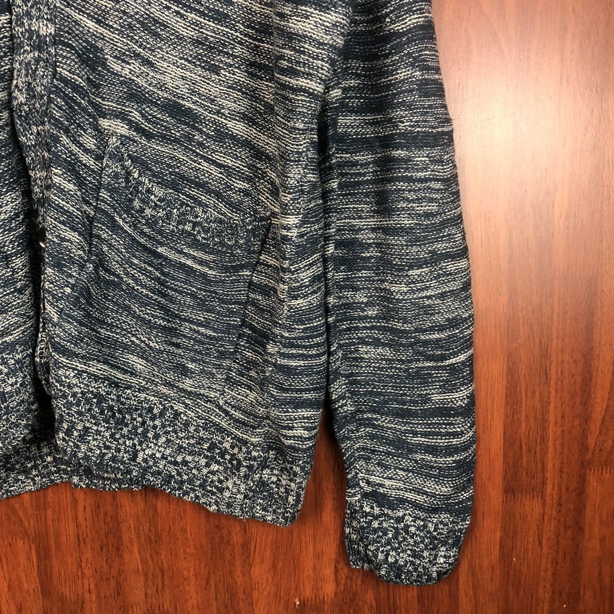 Japanese Brand Cathrine Museum Blue vintage knitwear Cardigan #7495 Size XL / US 12-14 / IT 48-50 - 8 Thumbnail