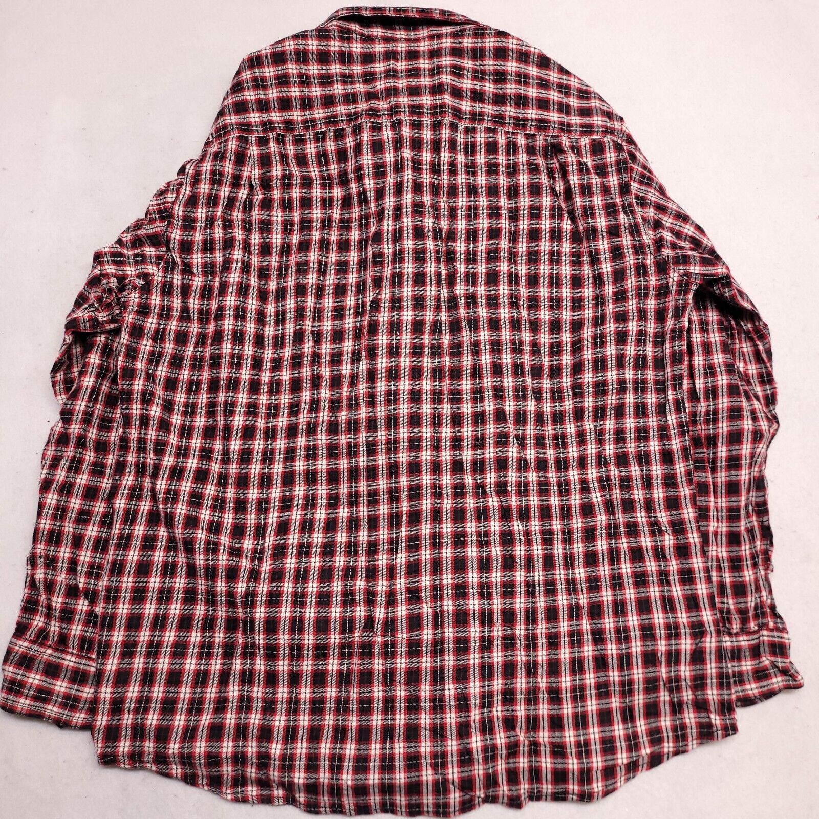 Faded Glory Faded Glory Tartan Flannel Shirt Men Size XL Red Black White Size US XL / EU 56 / 4 - 10 Thumbnail