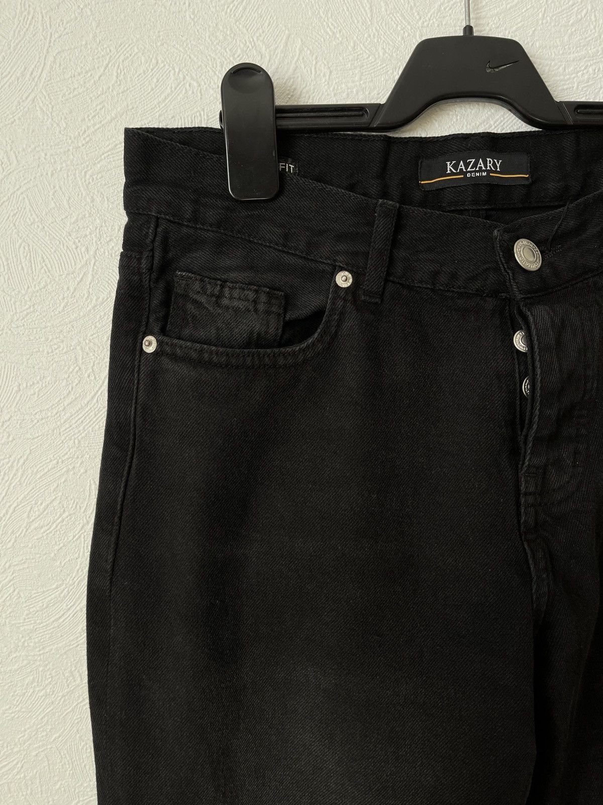 Designer Straight Fit Jeans Size US 33 - 3 Thumbnail