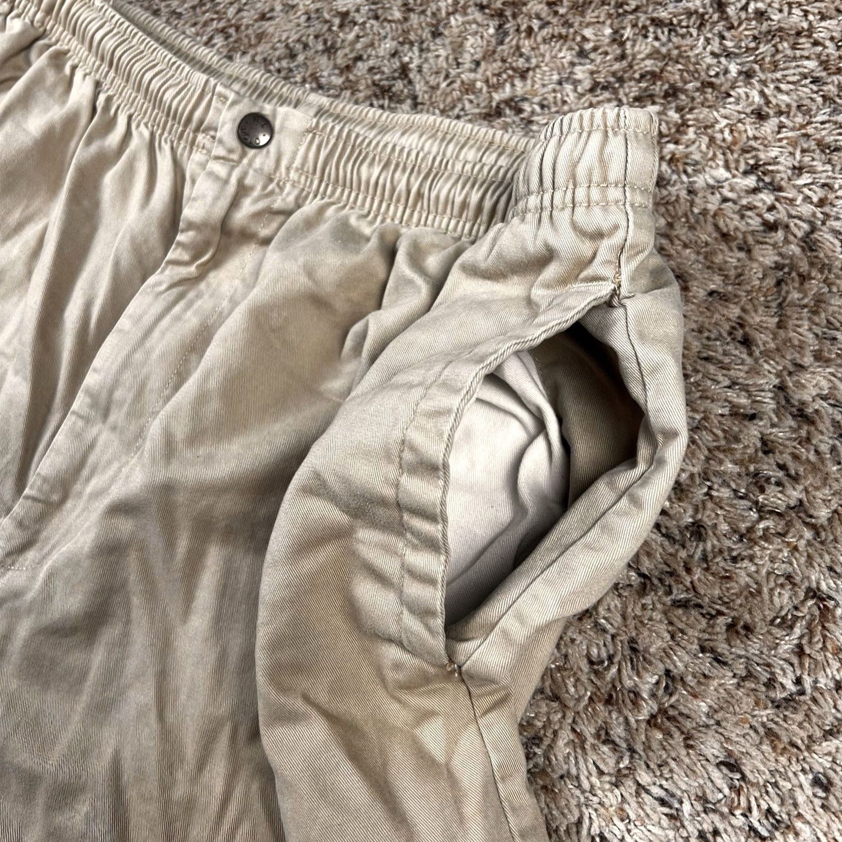 Polo Ralph Lauren Polo Ralph Lauren Chino Shorts Khaki Stretch Classic Fit XL Mens Green Pony Size US XL / EU 56 / 4 - 6 Thumbnail
