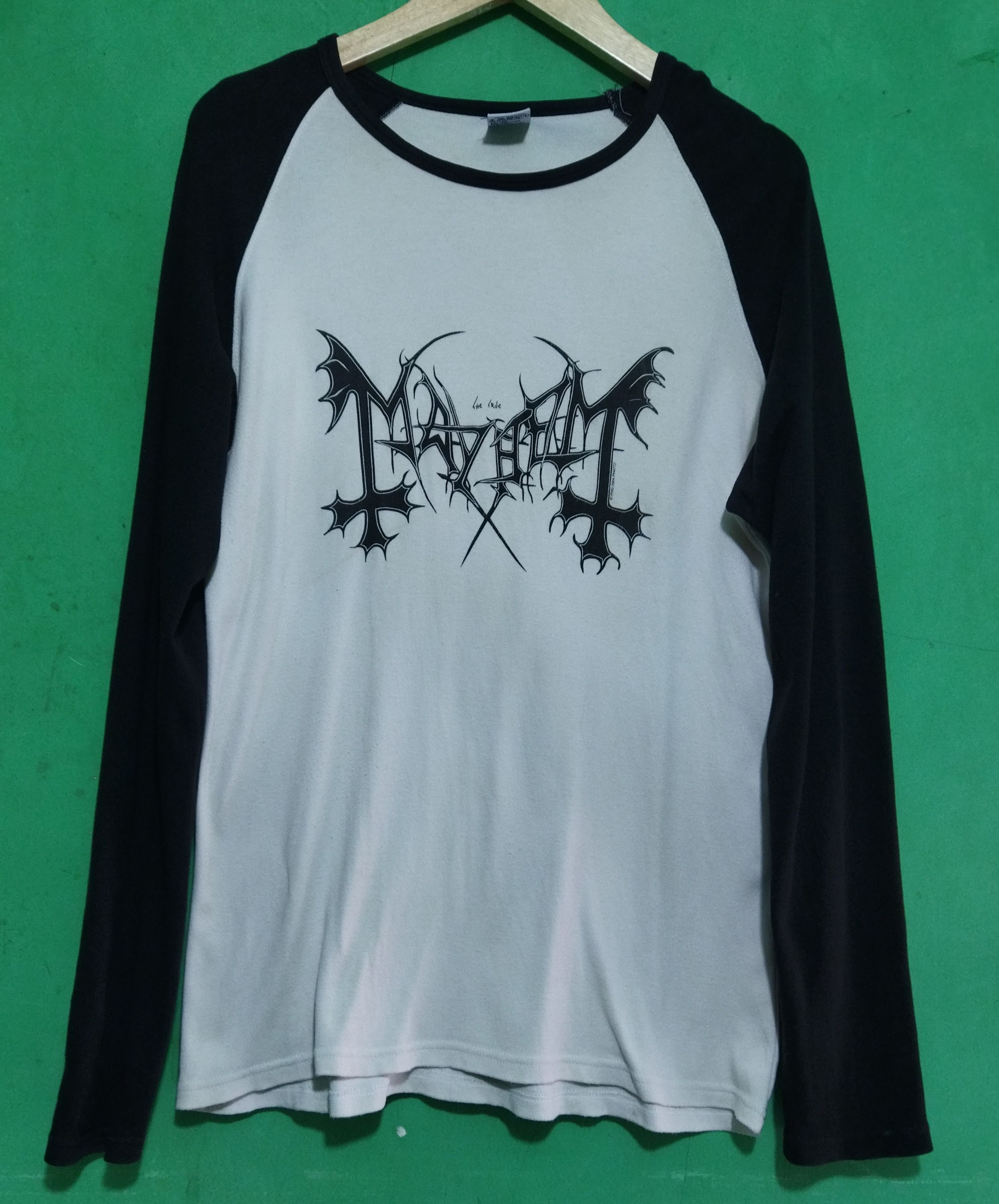 Band Tees Rare MAYHEM logo / reglan longsleeve Size US M / EU 48-50 / 2 - 1 Thumbnail