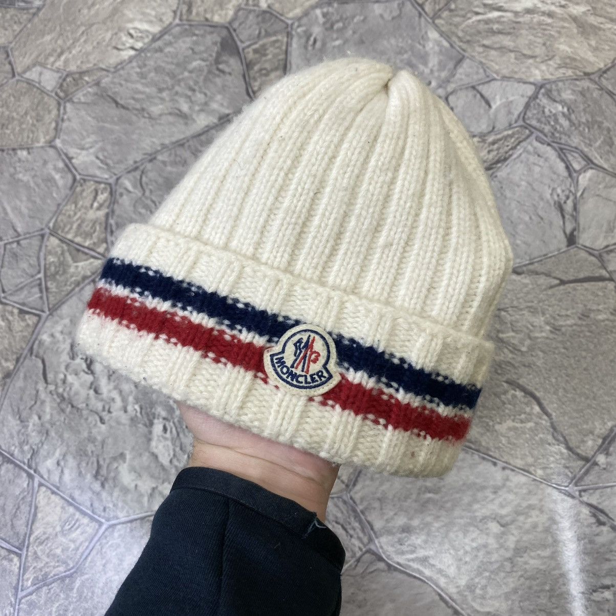 Moncler Beanie White