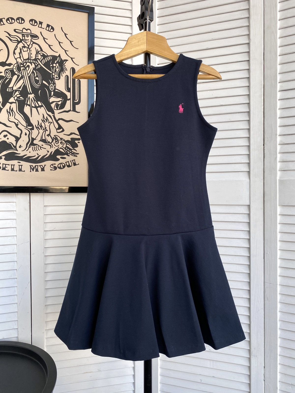 Polo Ralph Lauren Ponte Fit-and-Flare Dress Preppy
