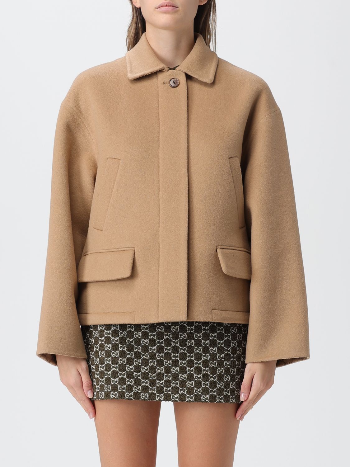 Gucci Jacket Woman Camel