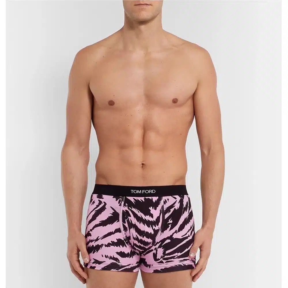Tom Ford o1loc1c1224 IST4LC3 Size: XS /Zebra Print Boxer Pink Black Size ONE SIZE - 2 Thumbnail