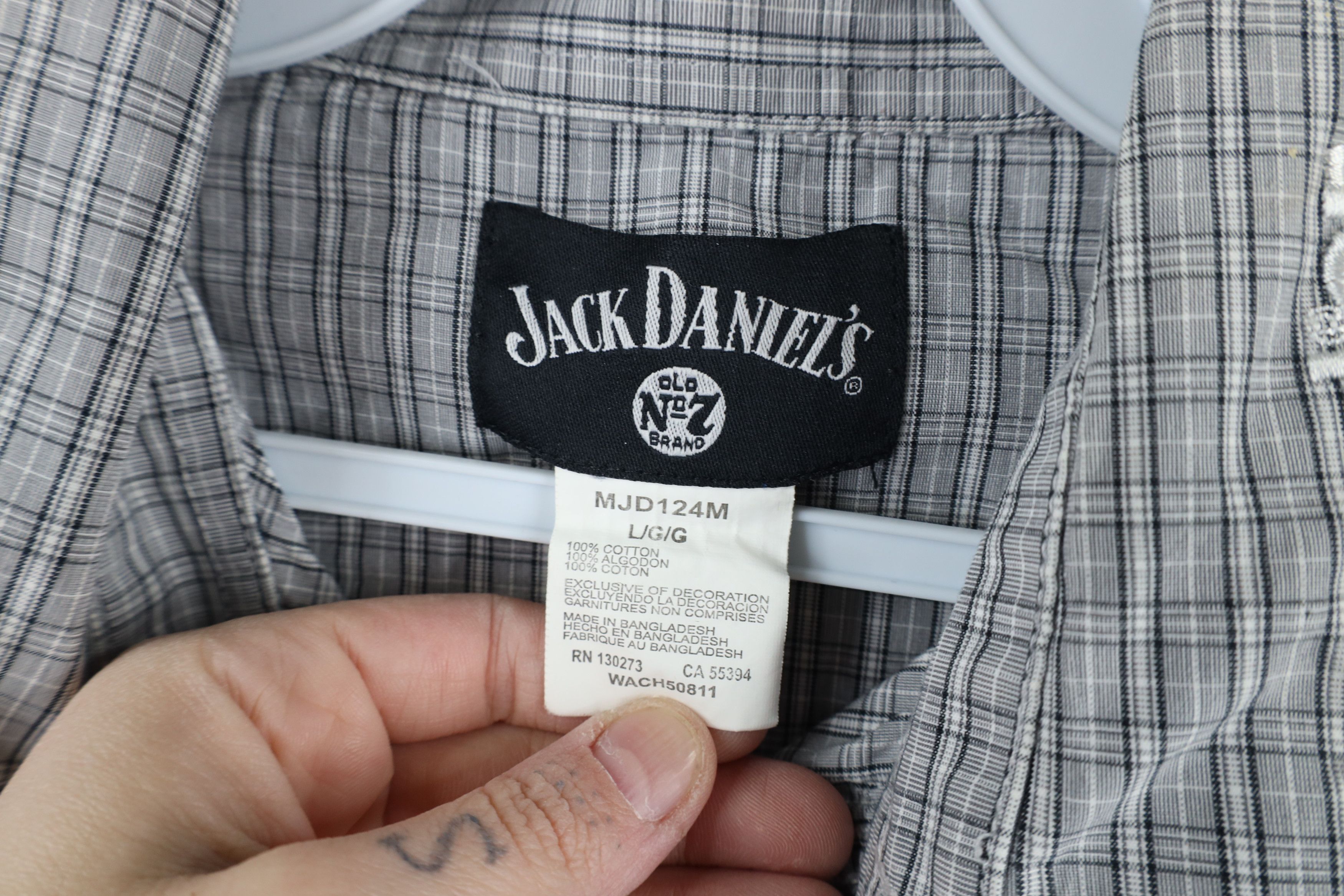 Vintage × Wrangler Vintage Wrangler x Jack Daniels Rodeo Snap Button Shirt Size US L / EU 52-54 / 3 - 11 Thumbnail