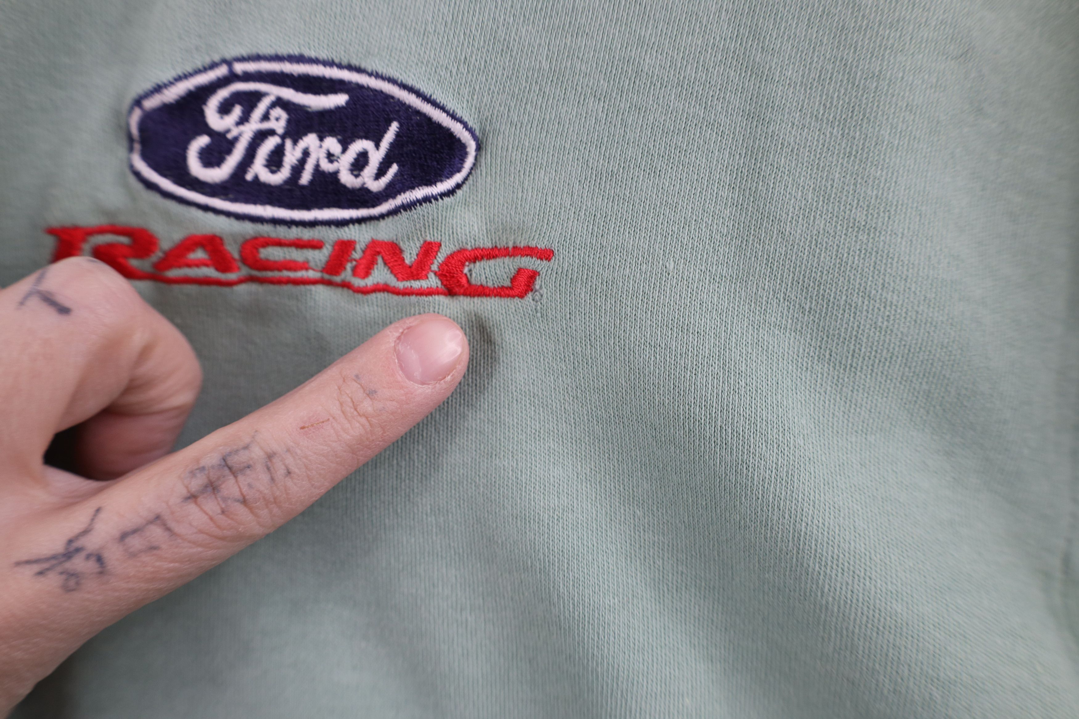 Vintage Vintage 90s Spell Out Ford Motor Co Racing Polo Shirt USA Size US M / EU 48-50 / 2 - 5 Thumbnail