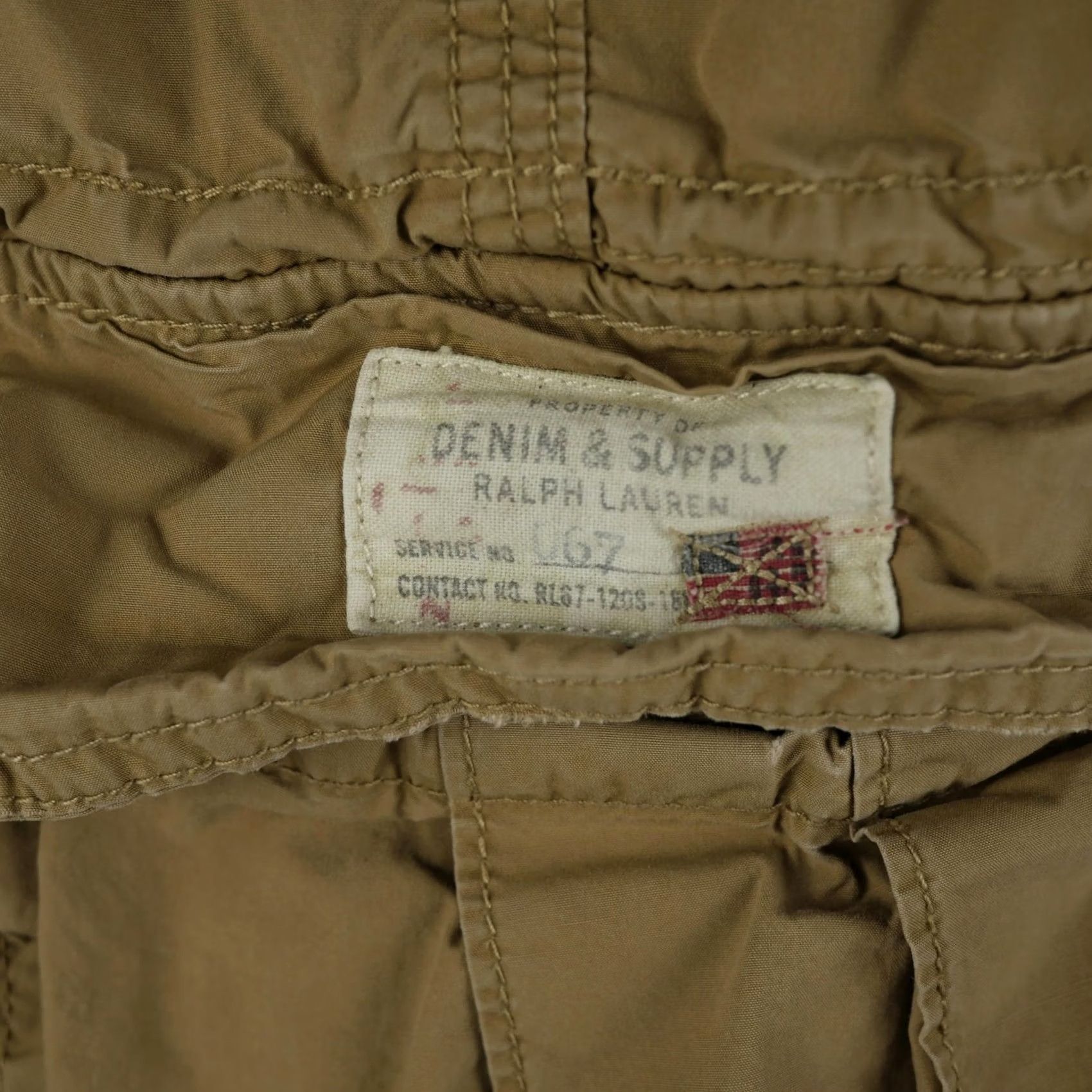 Ralph Lauren Ralph Lauren Mens Beige Cargo Shorts 36 Denim Supply Paratrooper Baggy Flaw Size US 36 / EU 52 - 5 Thumbnail