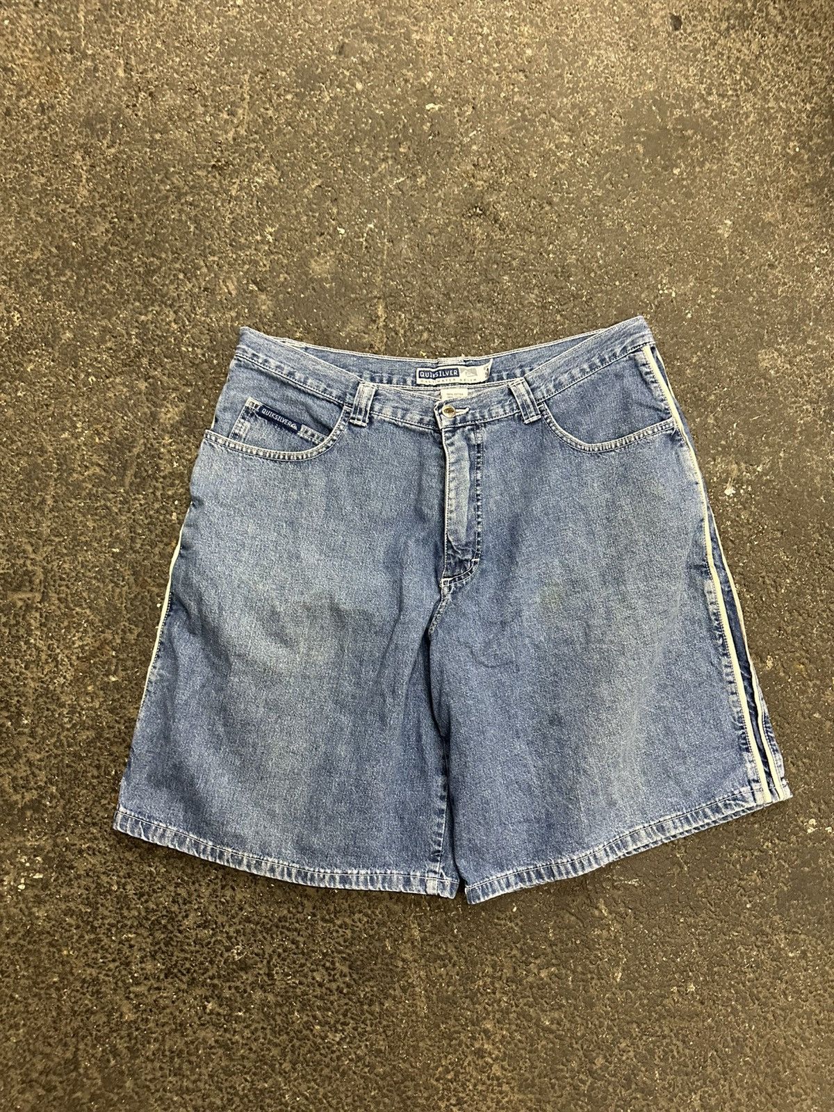 Quiksilver × Vintage Y2K quicksilver baggy jorts Size US 35 - 5 Thumbnail