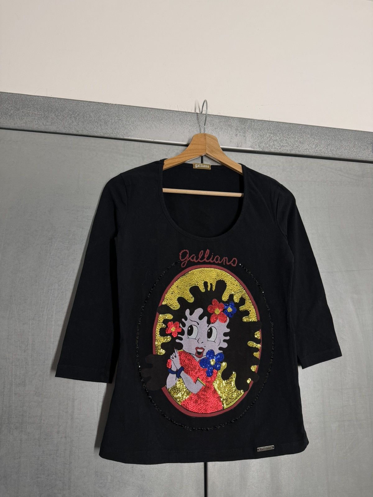 John Galliano Vintage 00s John Galliano Betty Boop 3/4 Sleeve Length Size XS / US 0-2 / IT 36-38 - 2 Thumbnail