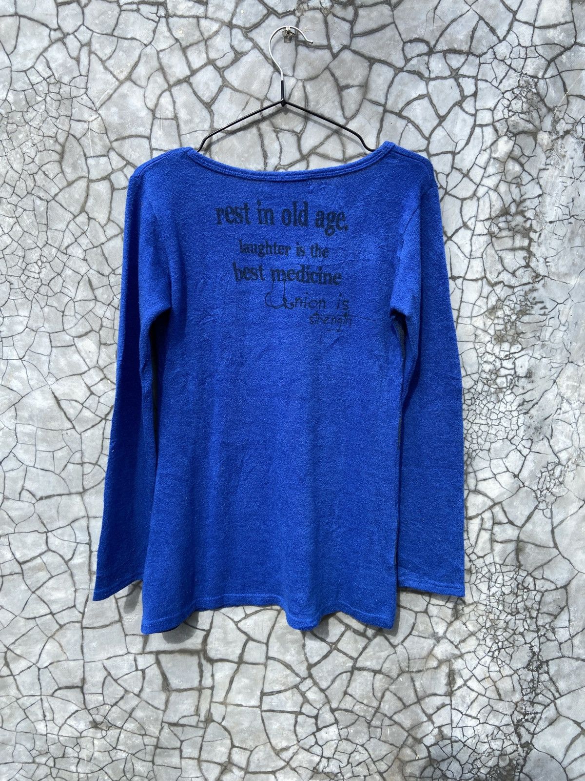 If Six Was Nine Y2K 00s Knick Knack British Punk Poem Grunge Rock Ls Size US M / EU 48-50 / 2 - 10 Thumbnail