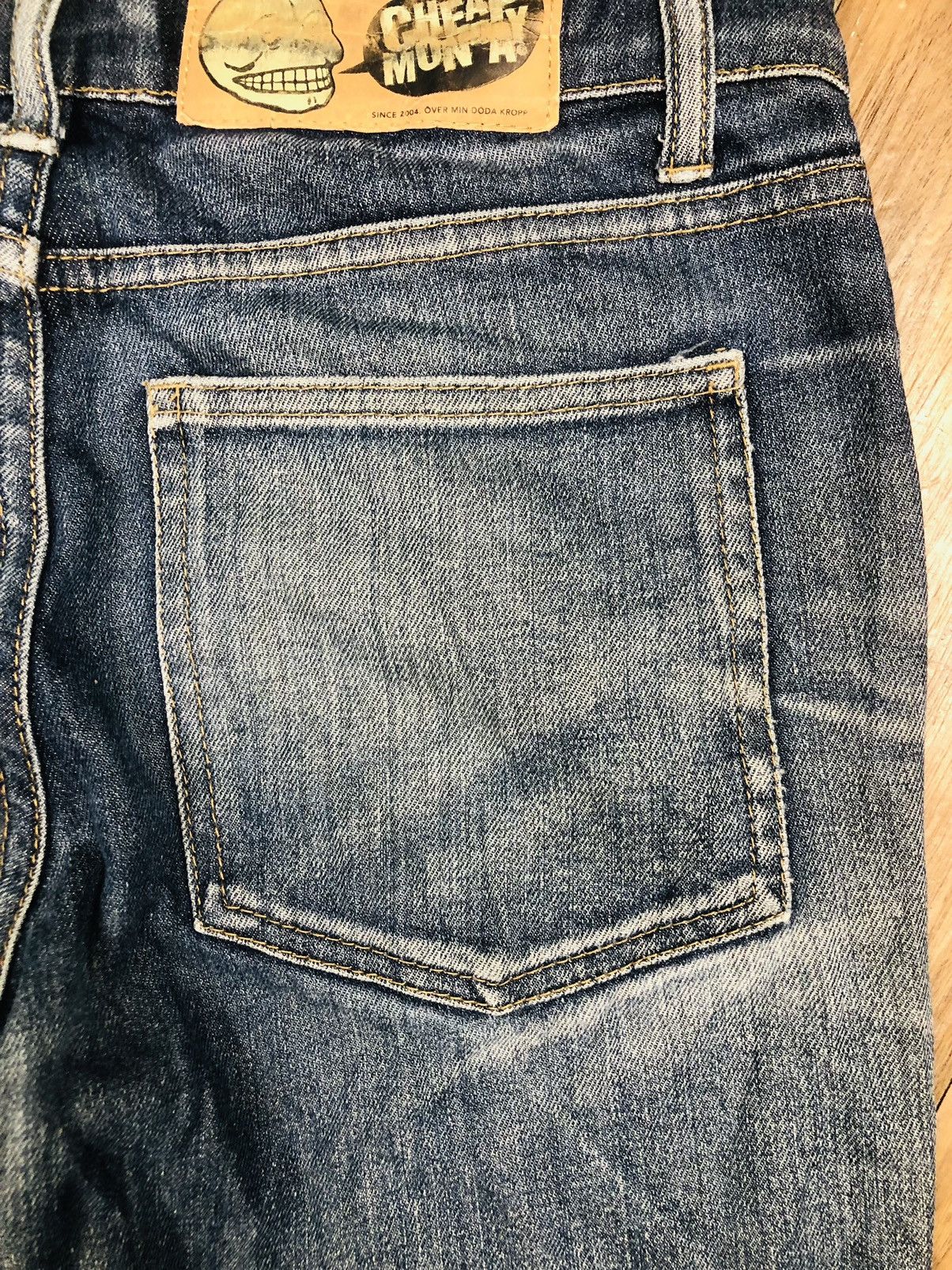 Cheap Monday Authentic Cheap Monday Skull Logo Jeans (40) Size US 29 - 18 Thumbnail