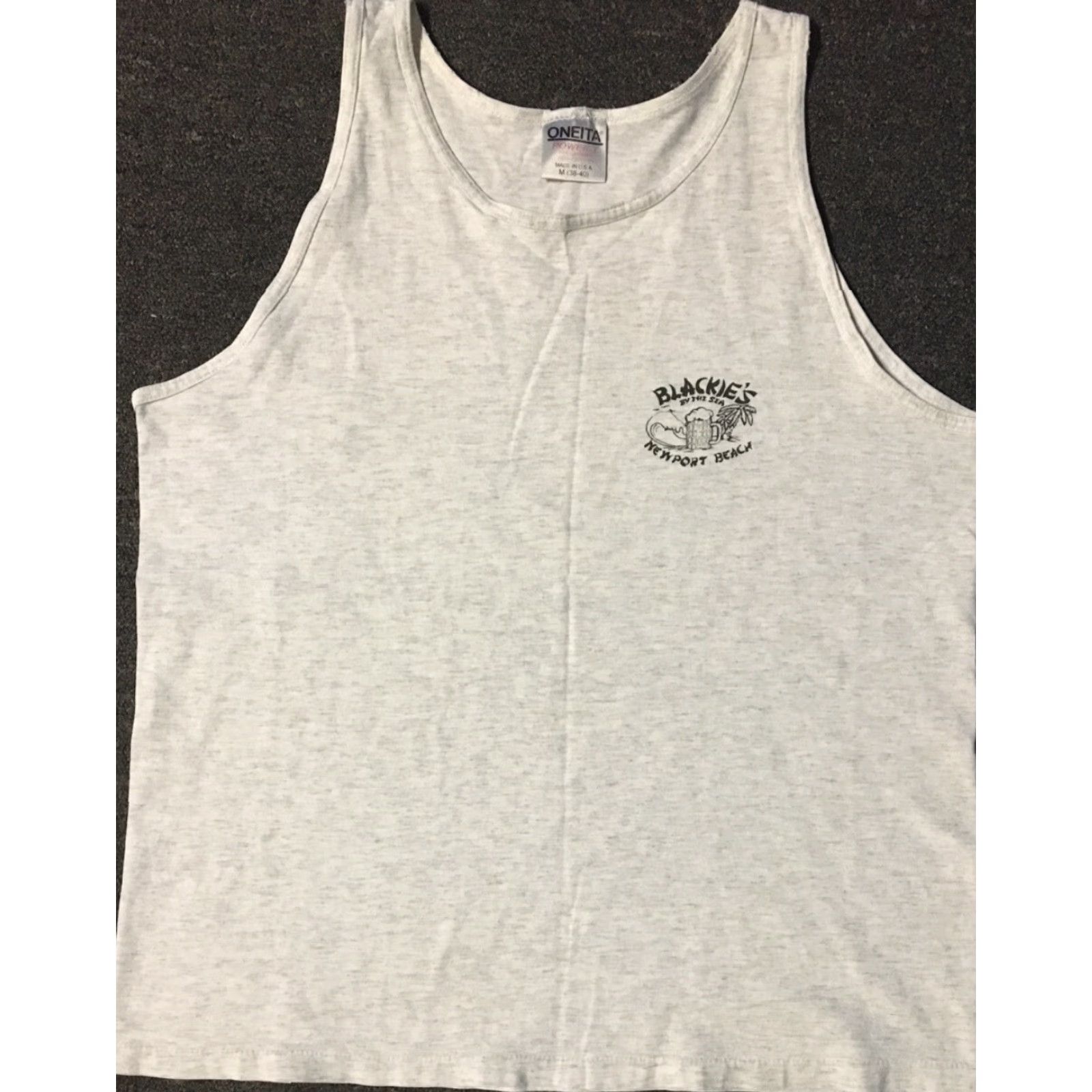 Vintage VINTAGE Blackies Bar Tank Top Mens M USA Beach Graphic Tee Grunge 80s 90s Surf Hawaii Ocean Size US M / EU 48-50 / 2 - 2 Thumbnail