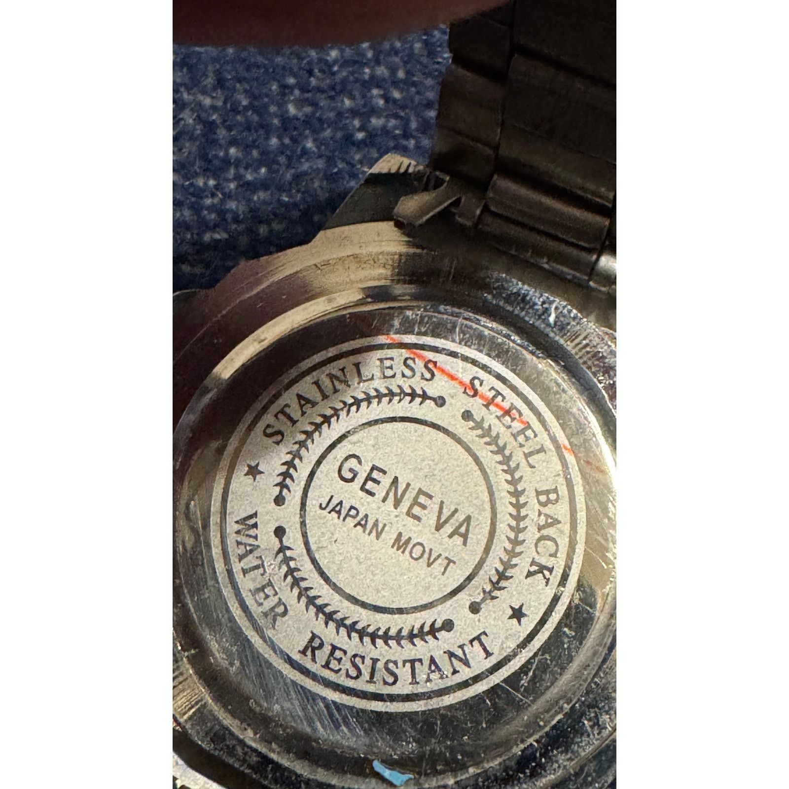 Geneva Geneva Wristwatch Water Resistant Japanese Movement Size ONE SIZE - 6 Thumbnail