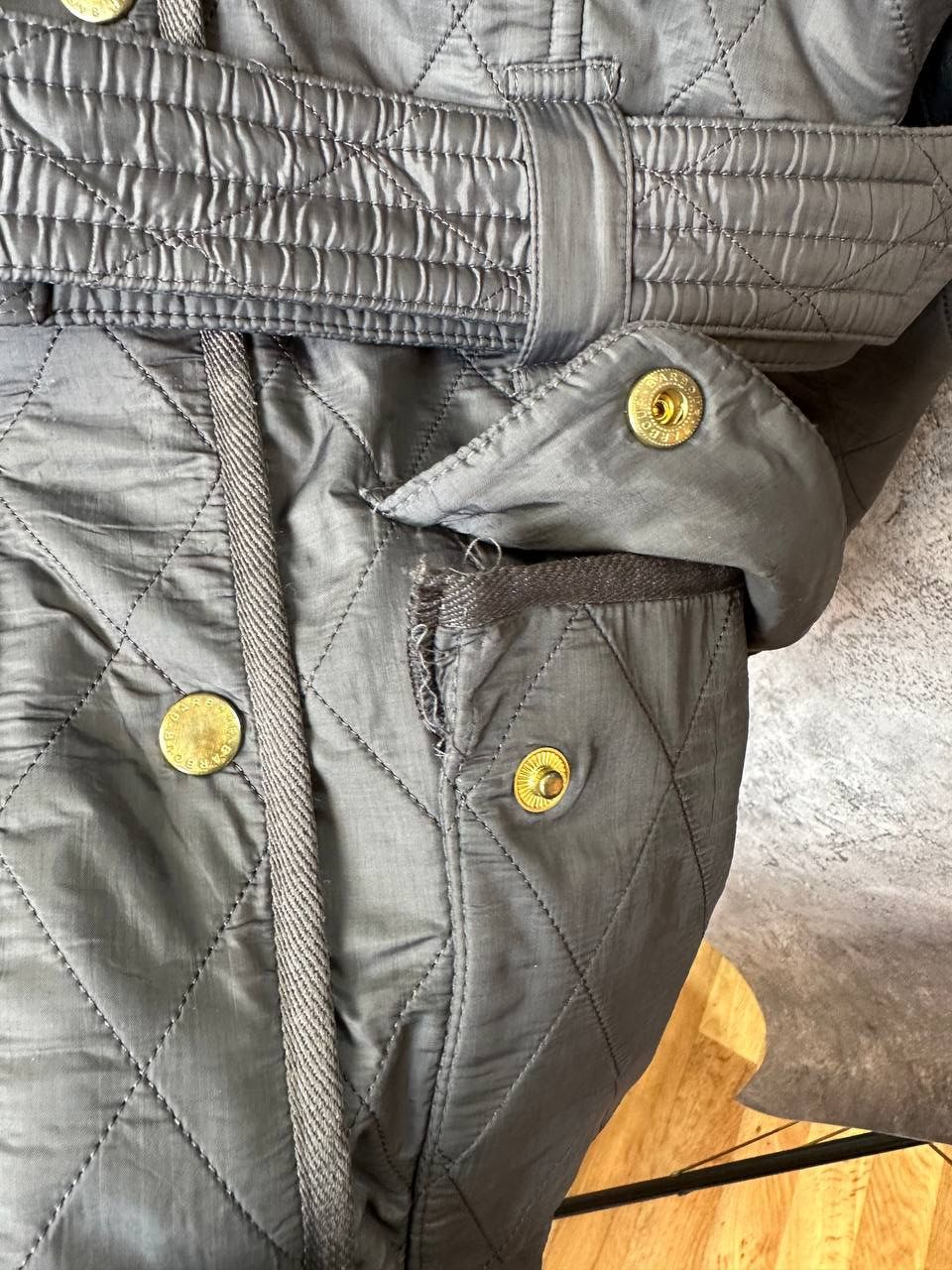 Barbour Barbour International Quilted Jacket with Belt Biker Size L / US 10 / IT 46 - 13 Thumbnail