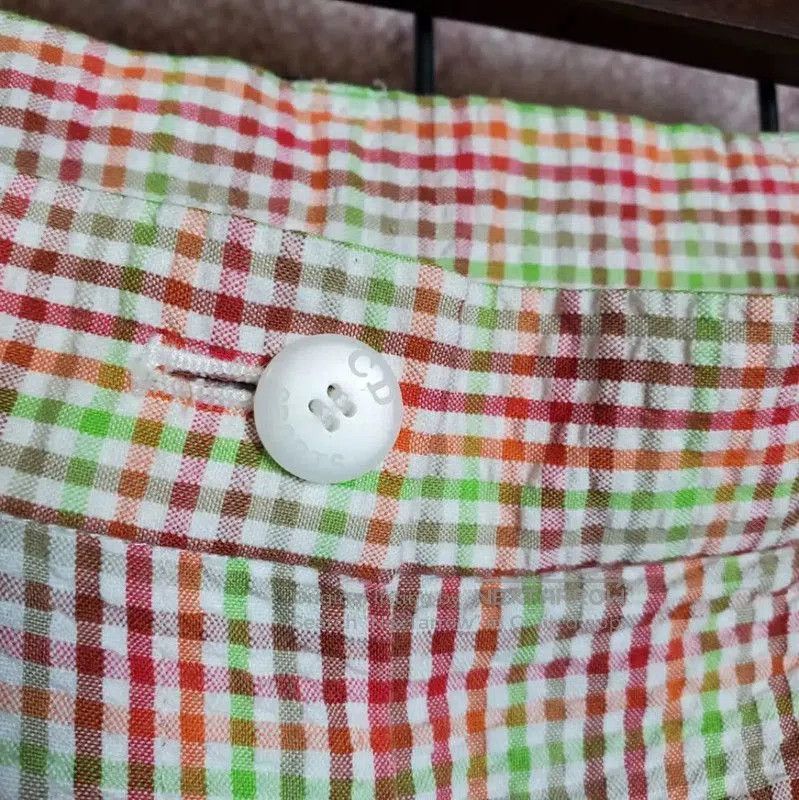 Dior Dior Summer Pink Checked Cotton Blend Casual Pants . Size 23" - 8 Thumbnail