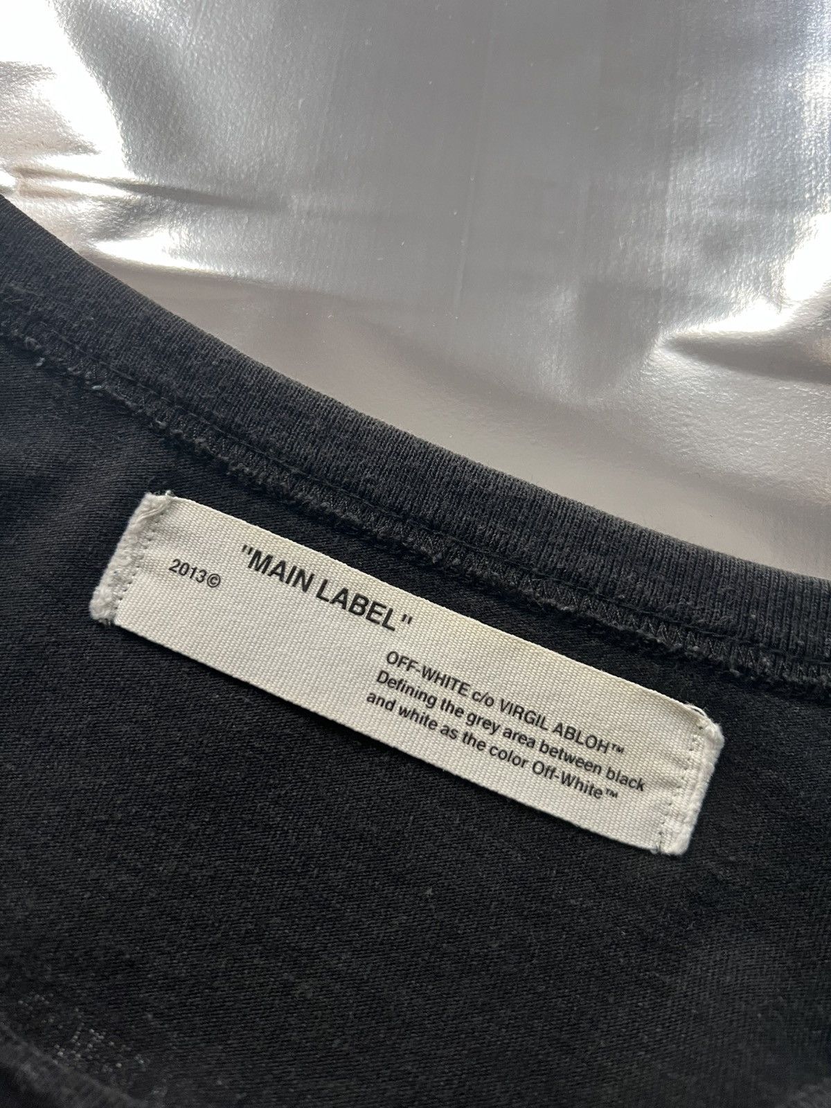 Off-White Black Off-White T-shirt from 2013 Size US L / EU 52-54 / 3 - 6 Thumbnail